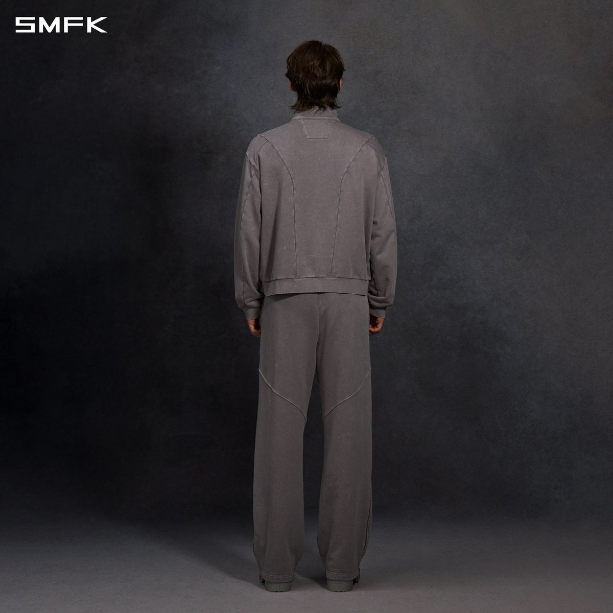 MYTH AEOLUS EVOLVE LOOSE KINTED PANTS /COLD DYE/U COLD DYE GREY