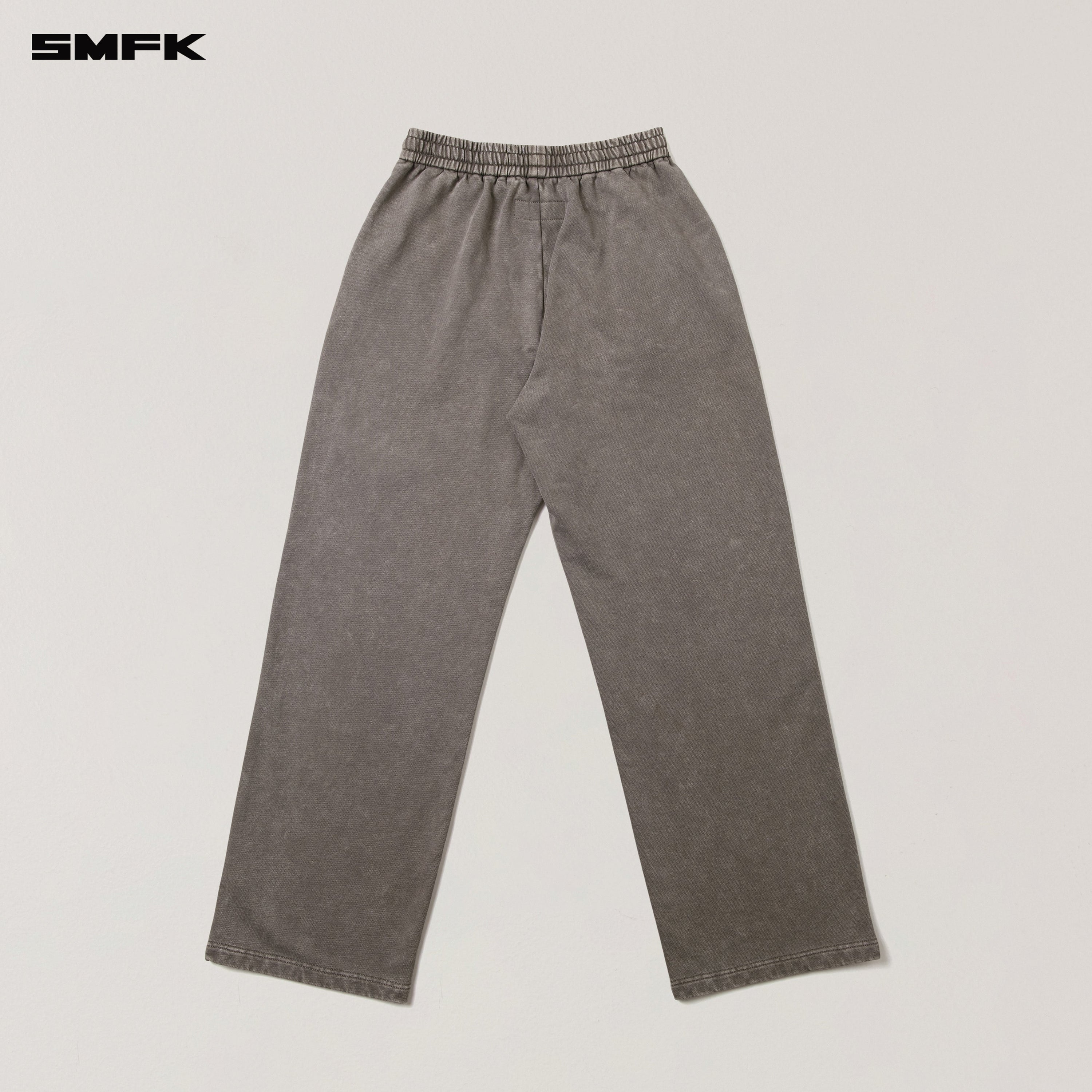 VINTAGE-SAVAGE LOOSE SPORTS PANTS/FADE DYE WILD BROWN