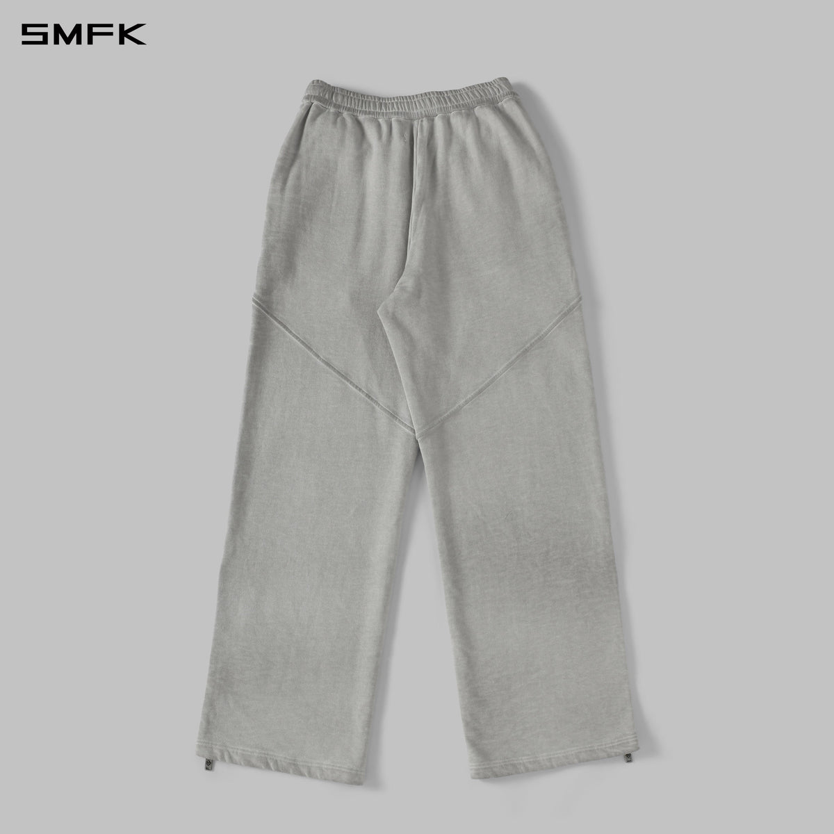 MYTH AEOLUS EVOLVE LOOSE KINTED PANTS /COLD DYE/U CLOUD GREY