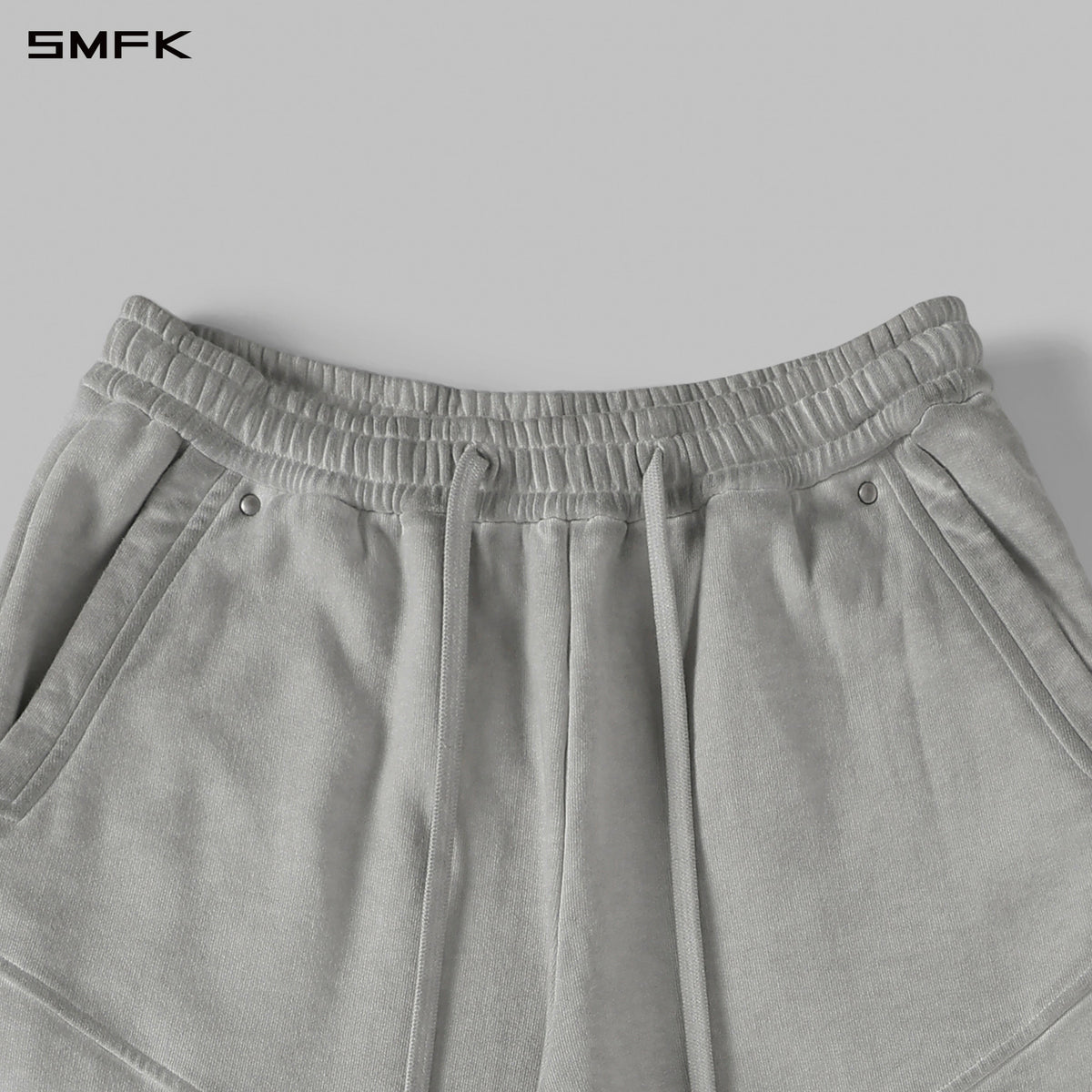 MYTH AEOLUS EVOLVE LOOSE KINTED PANTS /COLD DYE/U CLOUD GREY