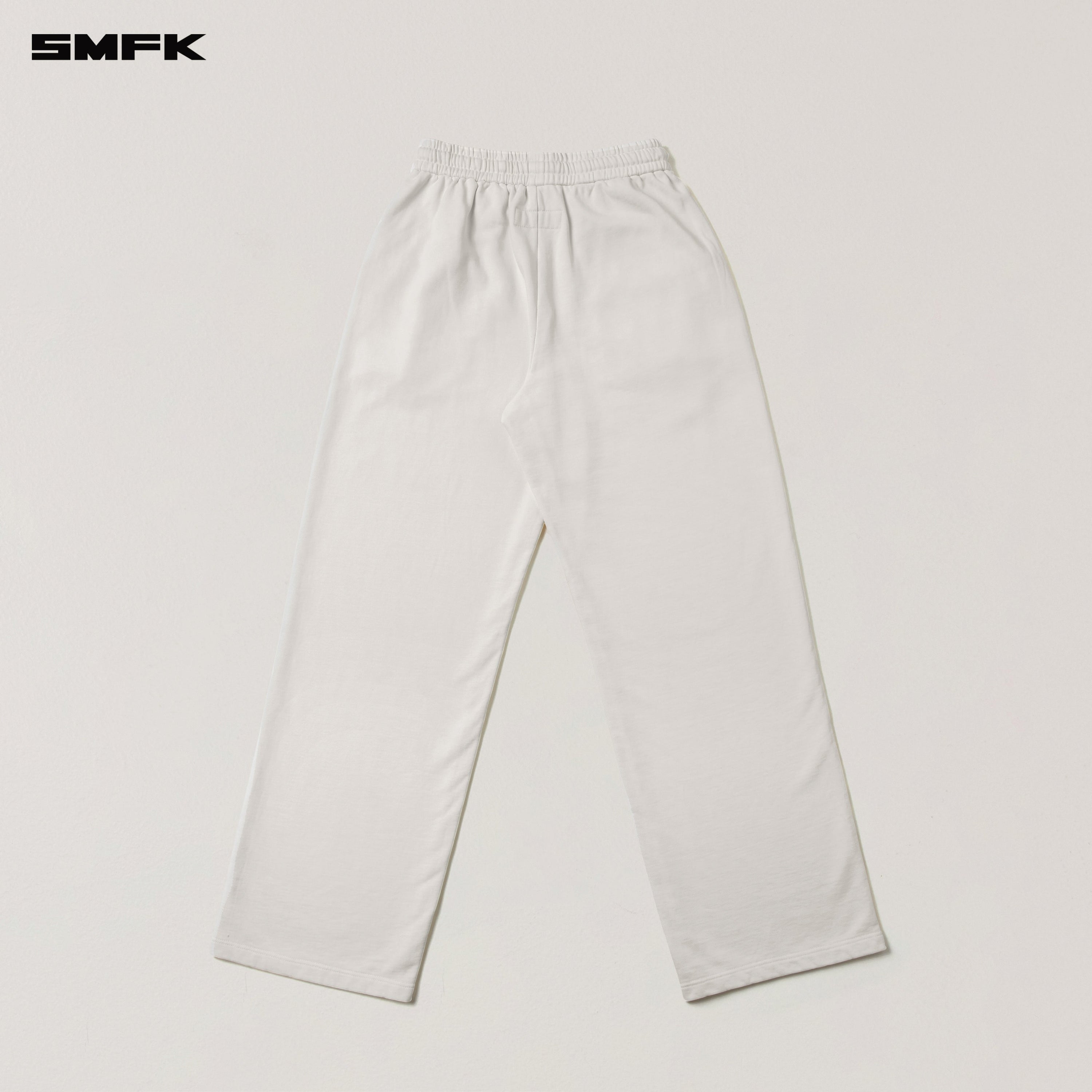 VINTAGE-SAVAGE LOOSE SPORTS PANTS/FADE DYE SNOW MOUNTAIN WHITE