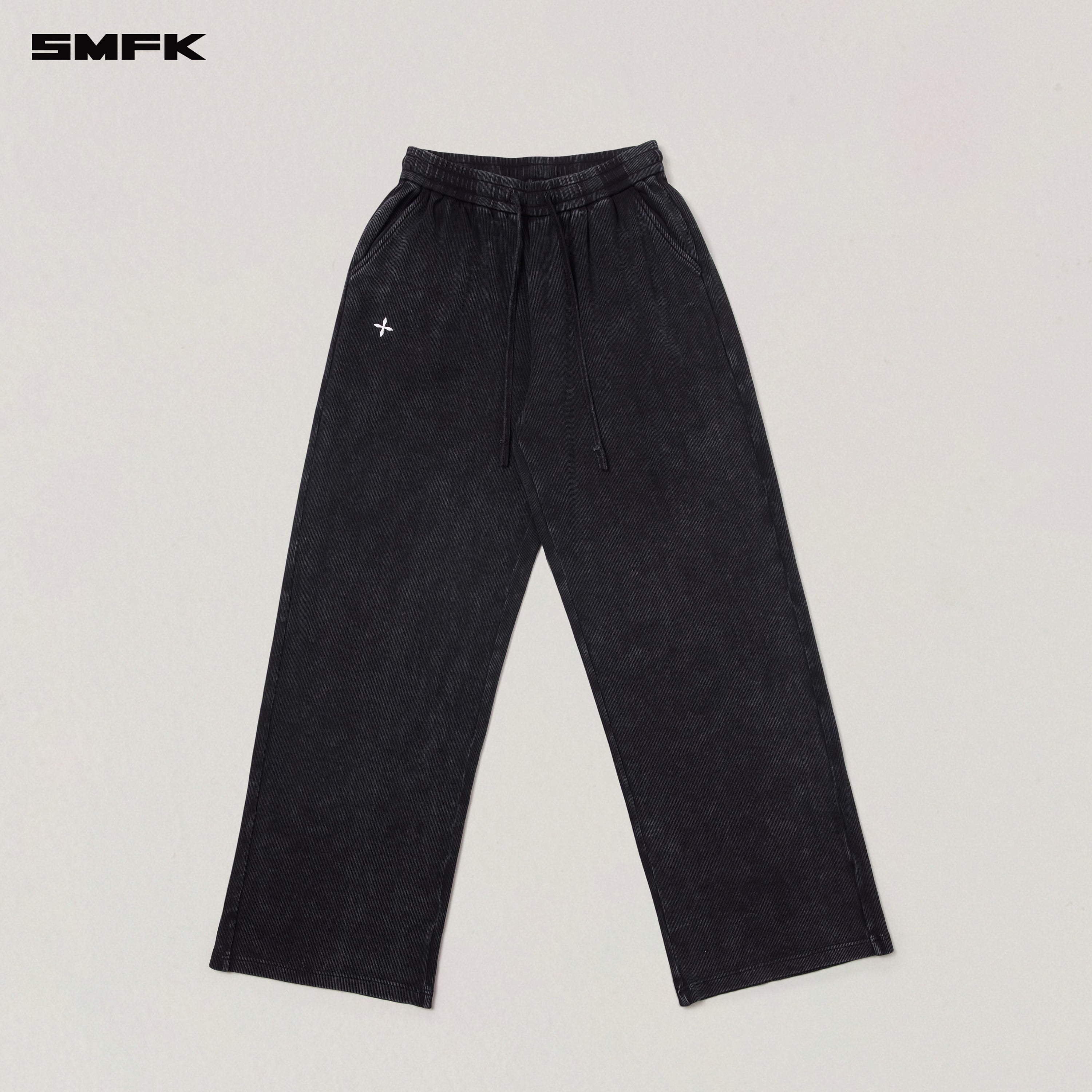 VINTAGE - SAVAGE STRAIGHT SPORTS PANTS/FADE DYE WILD BLACK