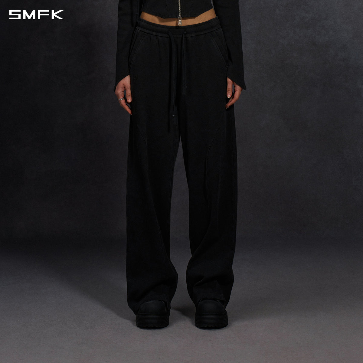 MYTH AEOLUS EVOLVE SPORT PANTS/COLD DYE/W COLD DYE BLACK