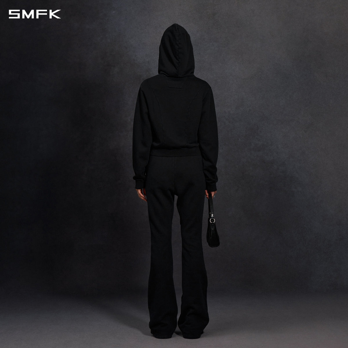 MYTH AEOLUS MUTATION FLARE PANTS/COLD DYE/W COLD DYE BLACK