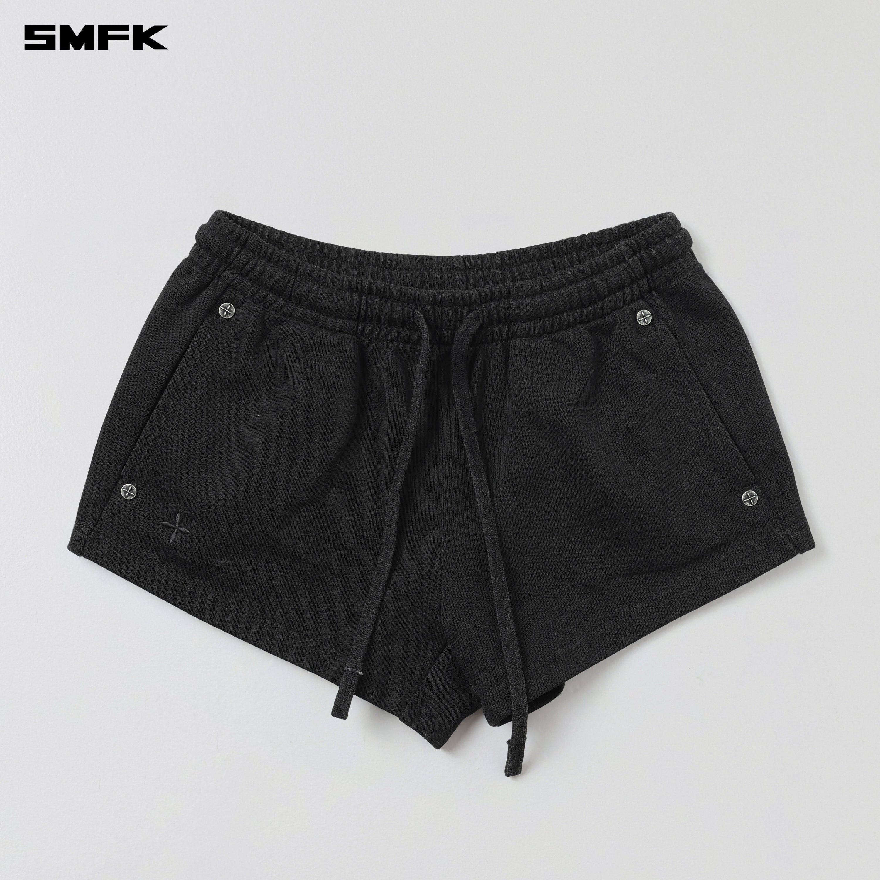 VINTAGE MUSE TOWER SPORTS PANTS/COTTON VANISH BLACK