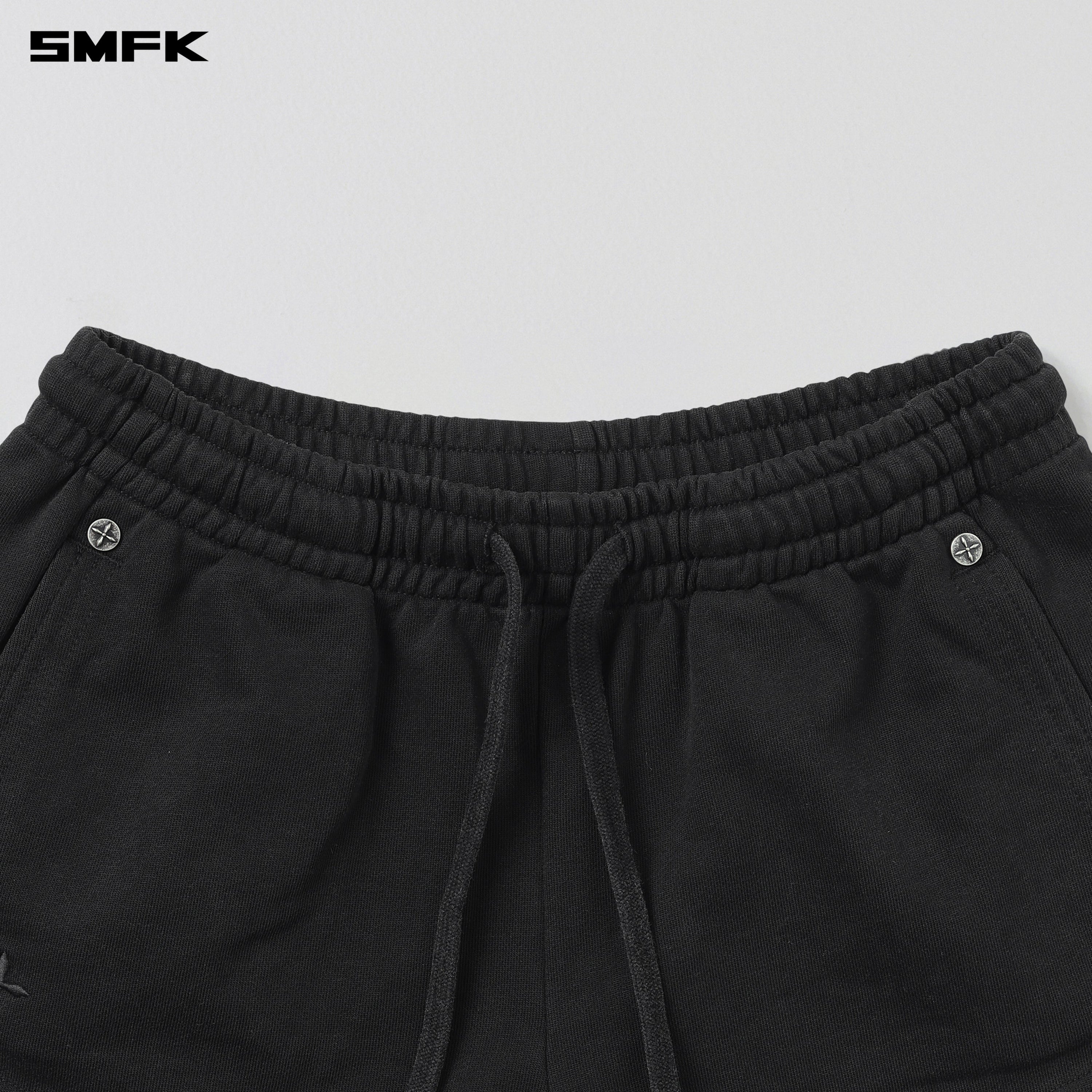 VINTAGE MUSE TOWER SPORTS PANTS/COTTON VANISH BLACK
