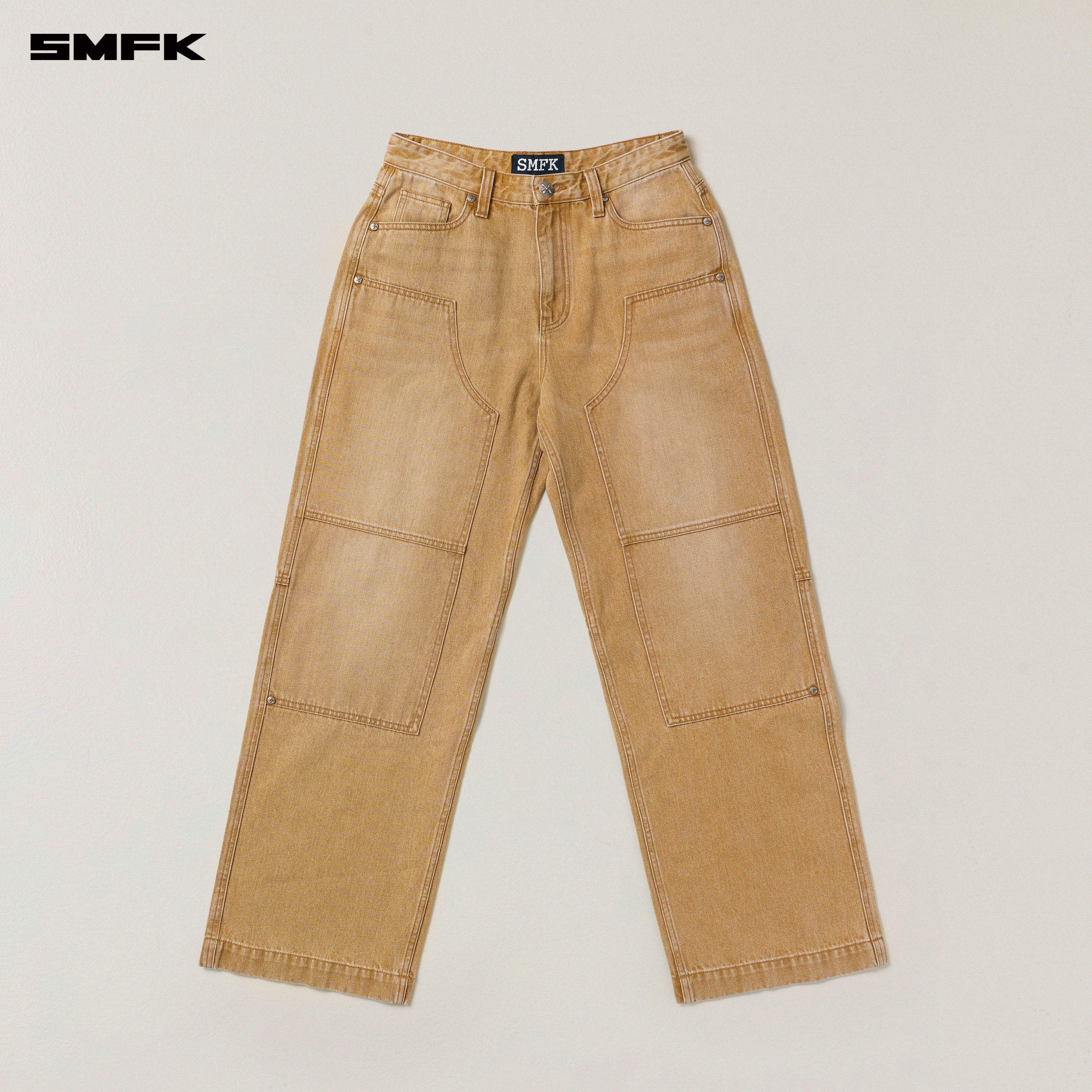 COMPASS RETRO LOOSE CARGO PANTS WILD COWBOY BROWN