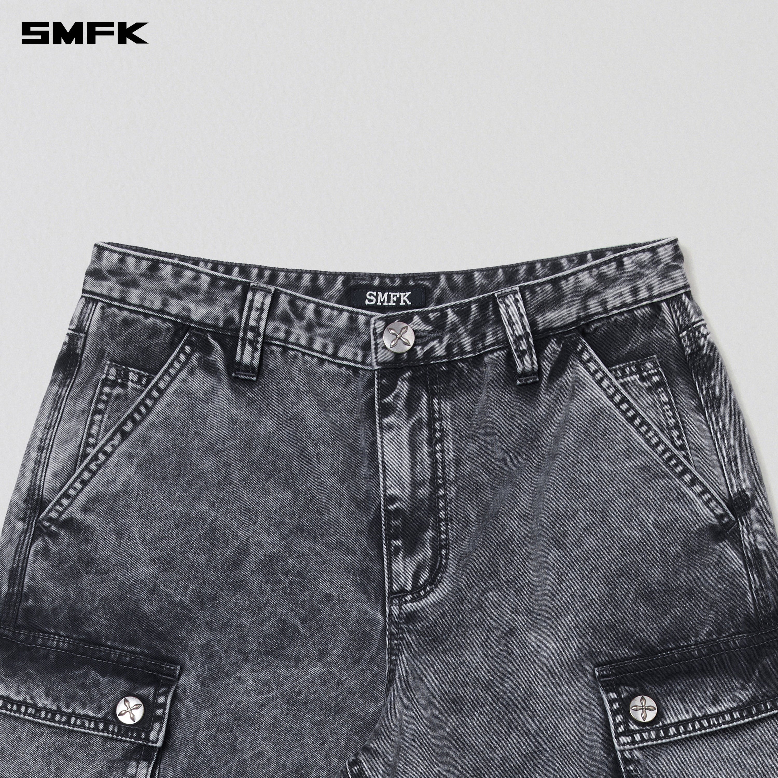 COMPASS RETRO TOWER CARGO PANTS STORM GREY