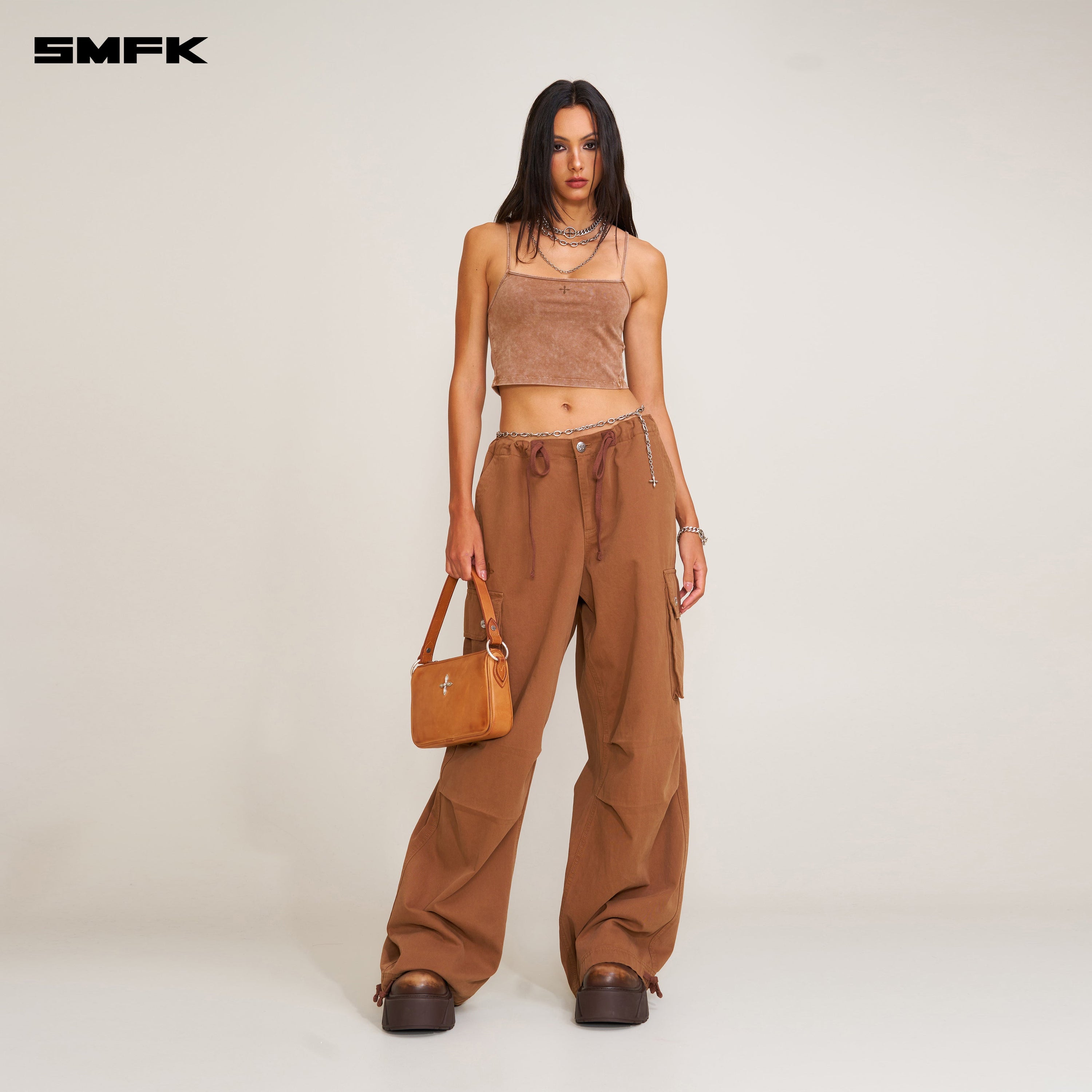 COMPASS RETRO PARA PANTS WILD HORSE BROWN