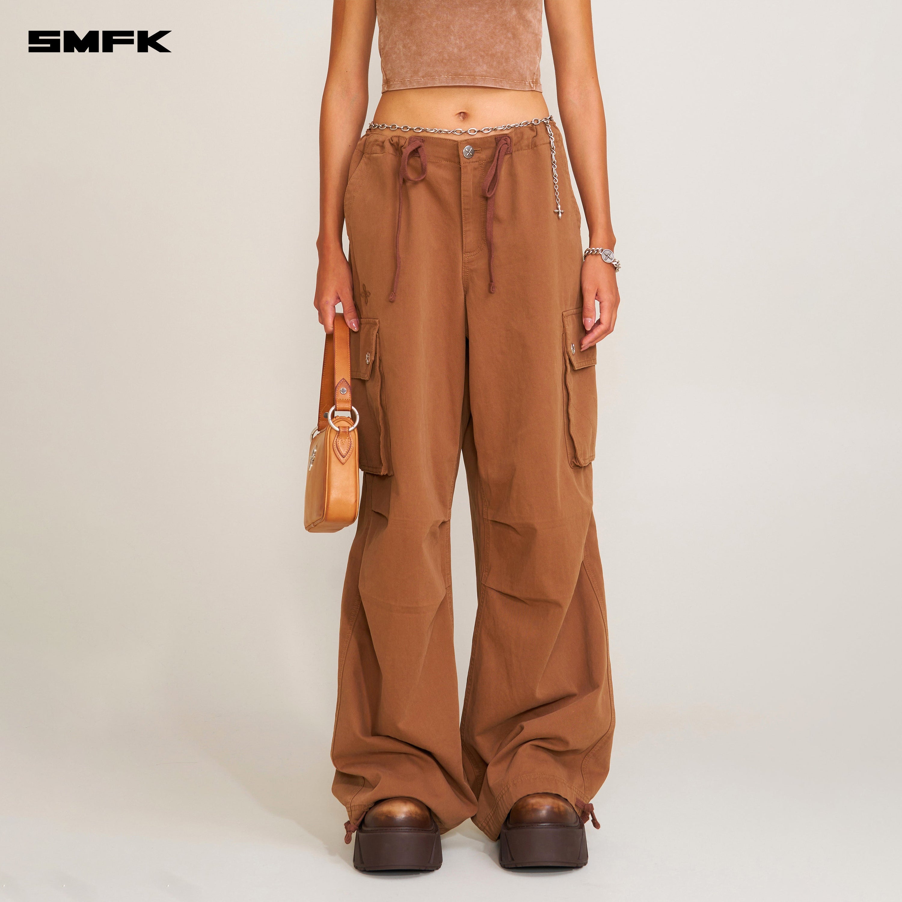 COMPASS RETRO PARA PANTS WILD HORSE BROWN