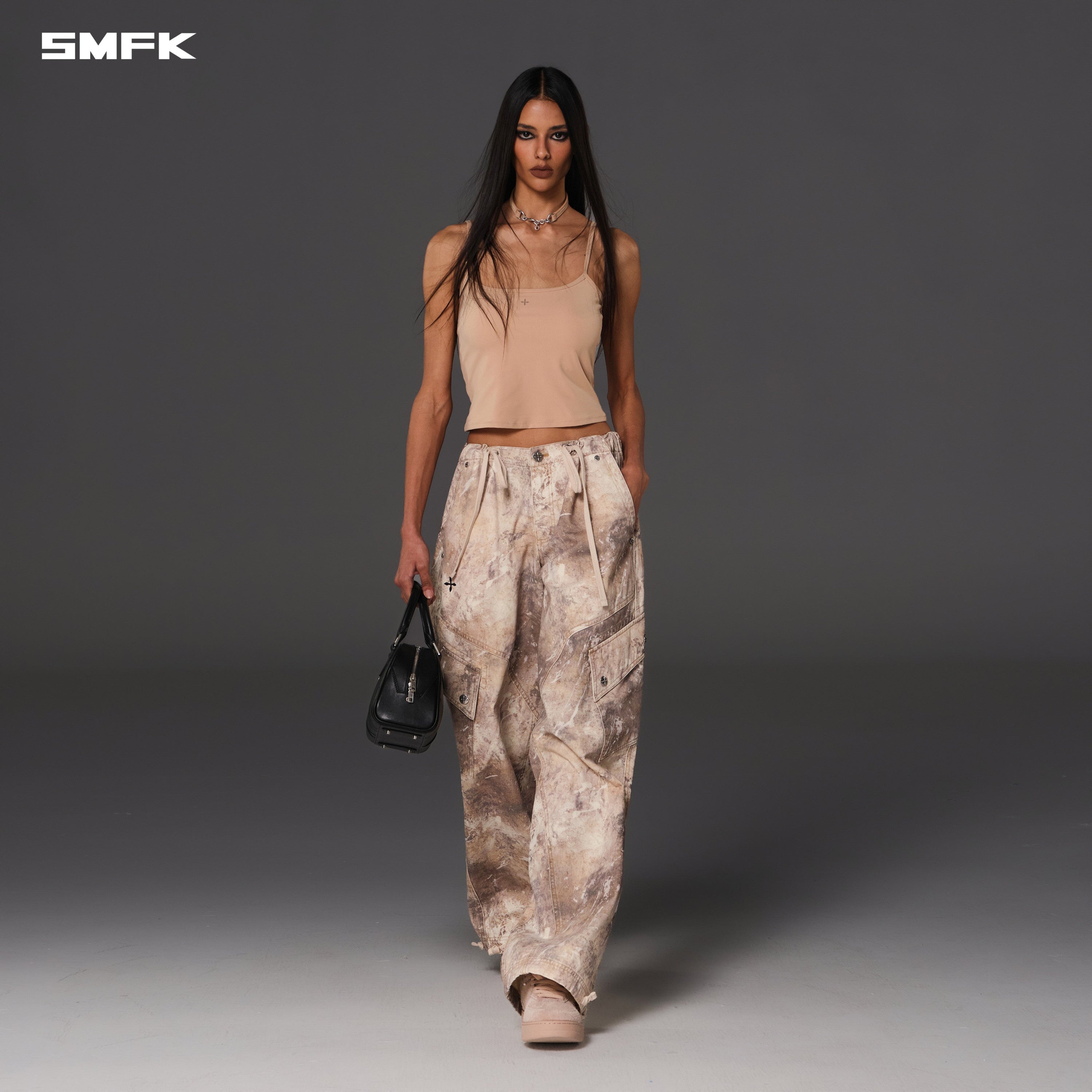 MIRAGE RETRO PARA PANTS/COTTON WHITE STORM  CAMOUFLAGE