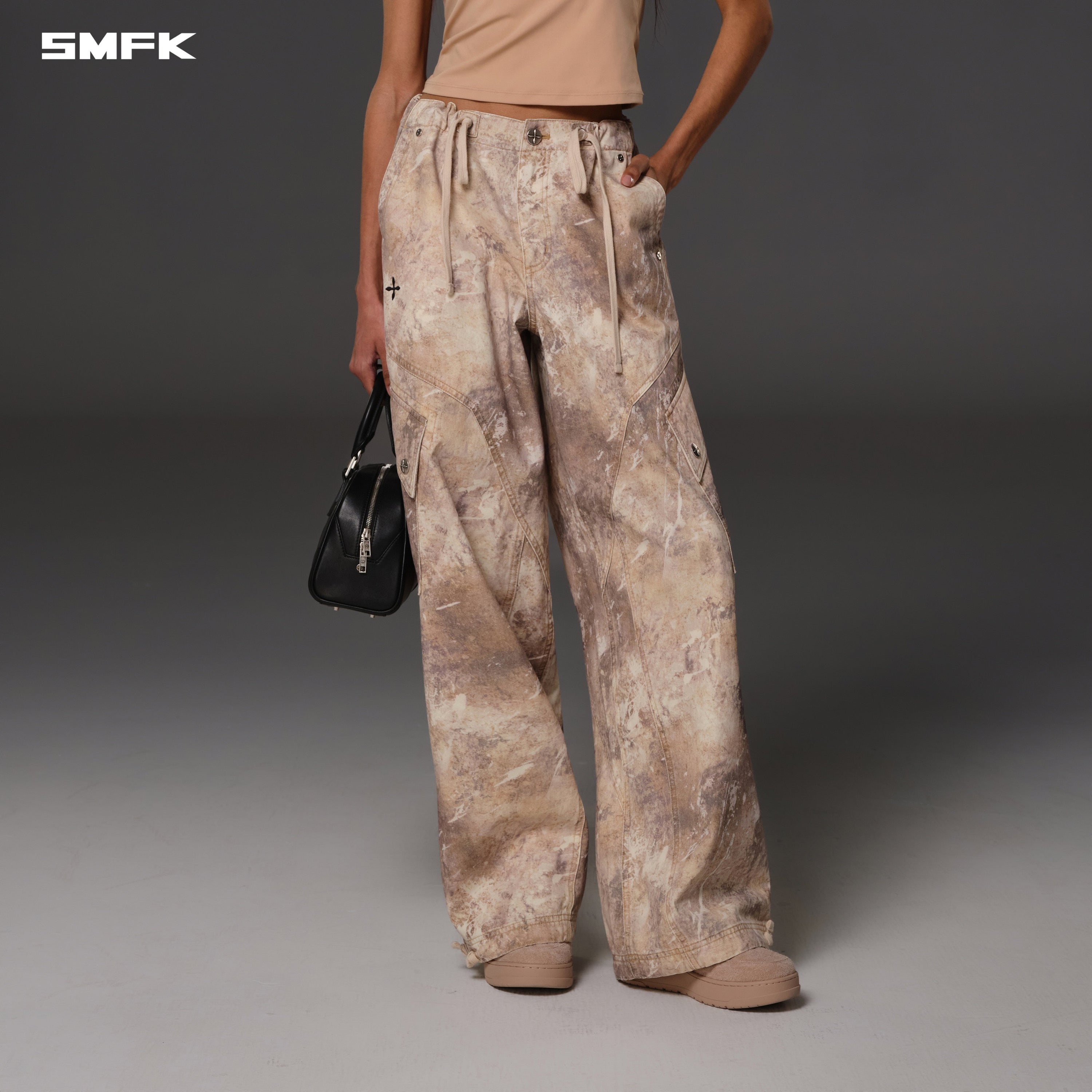 MIRAGE RETRO PARA PANTS/COTTON WHITE STORM  CAMOUFLAGE