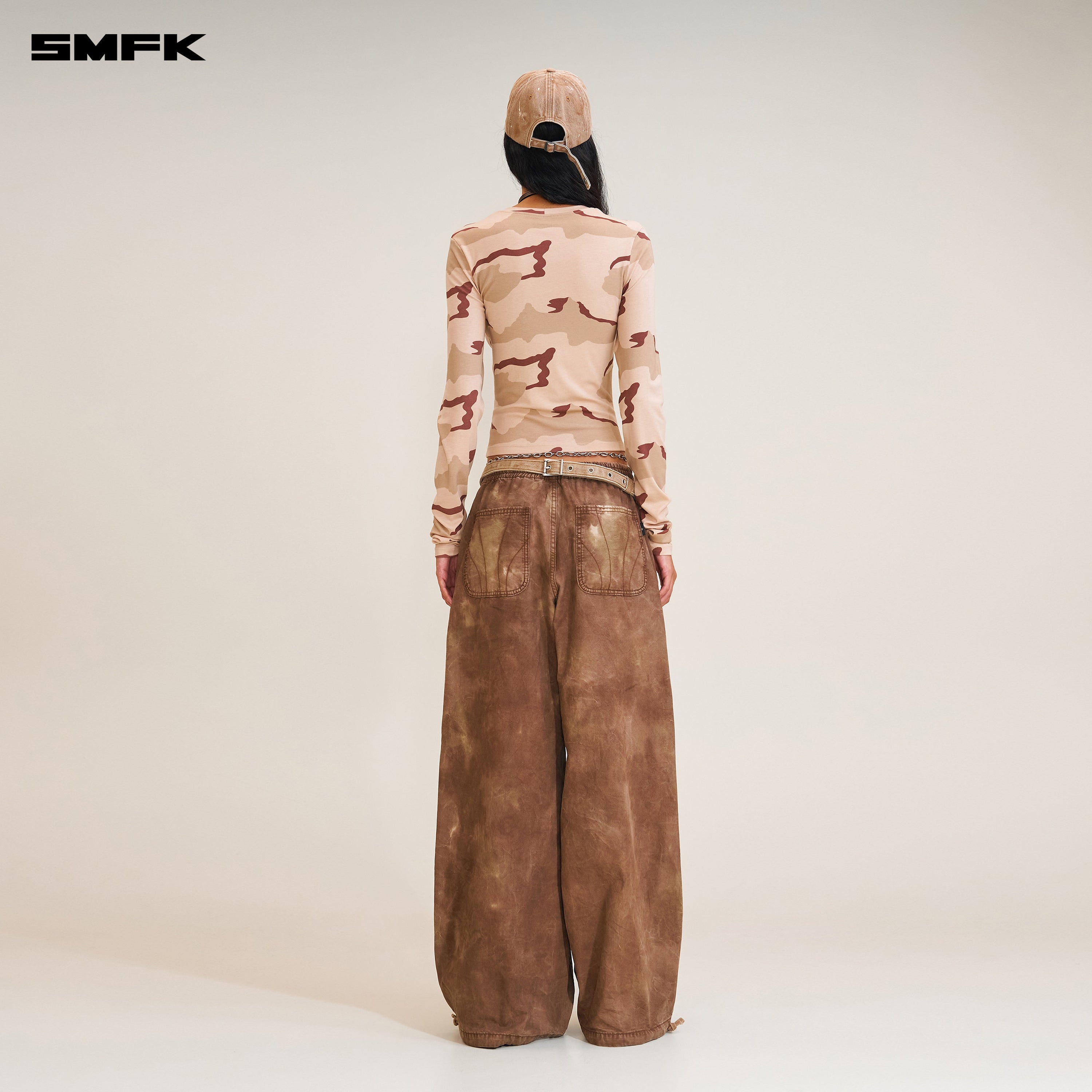 RAGE WILD ORIGIN HANDCRAFT TOWER SPORTS CARGO PANTS WILD HORSE BROWN