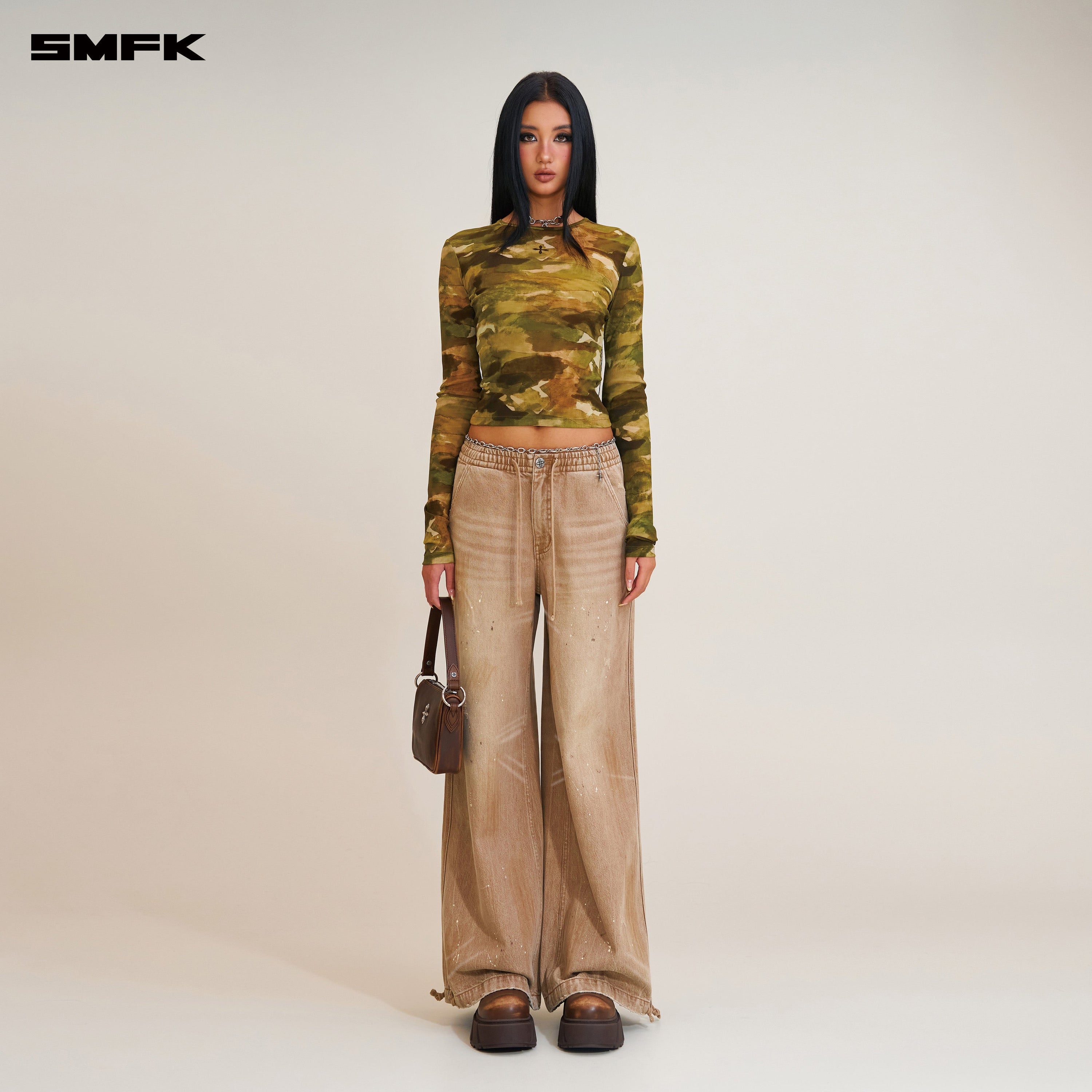 RAGE WILD ORIGIN HANDCRAFT TOWER SPORTS CARGO PANTS WILD COWBOY BROWN
