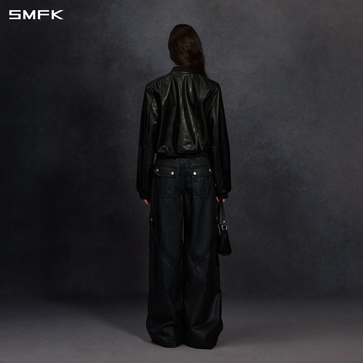 MIRAGE SIREN COLD DYE CARGO PANTS/COLD DYE+WAX/W INK BLACK