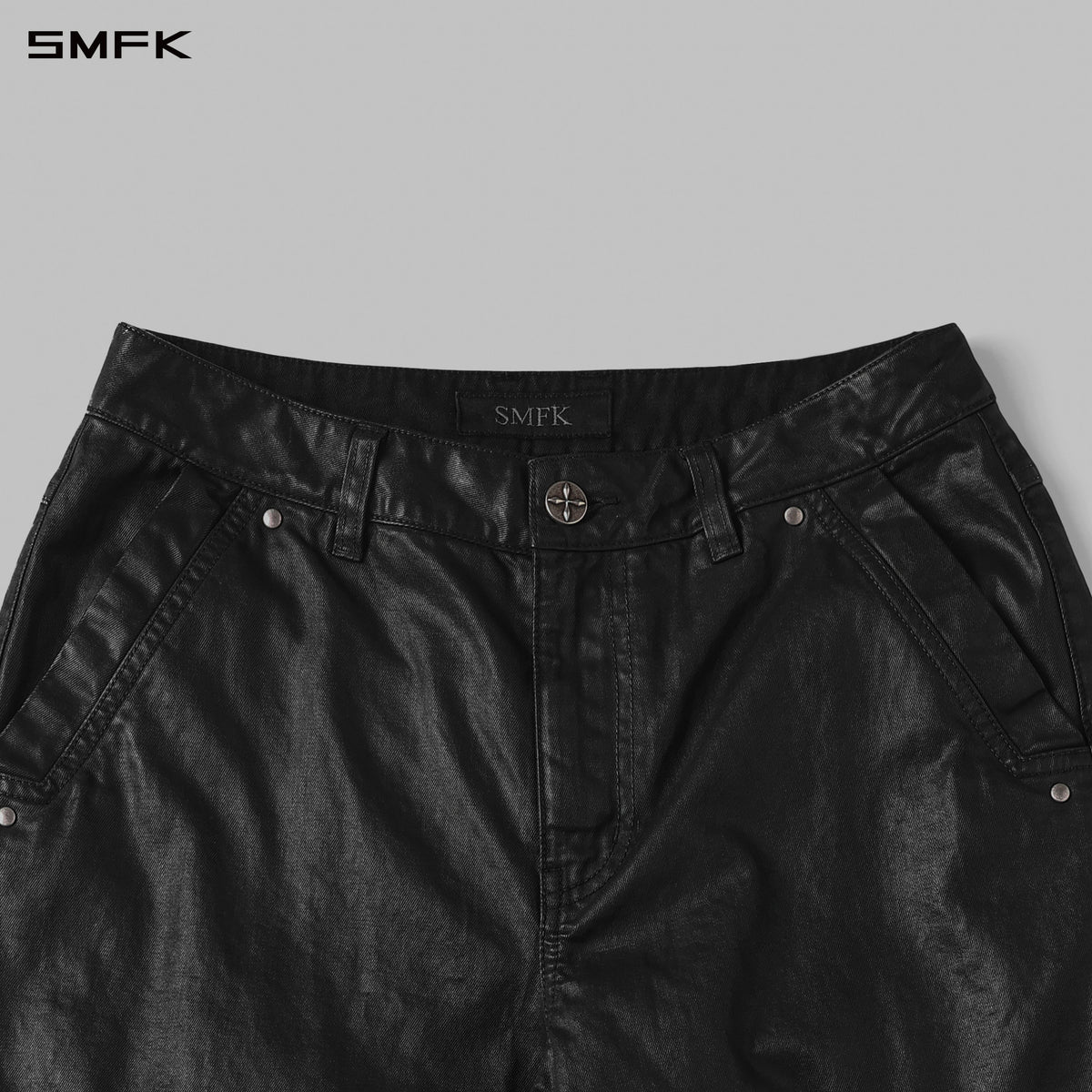 MIRAGE SIREN COLD DYE CARGO PANTS/COLD DYE+WAX/W INK BLACK