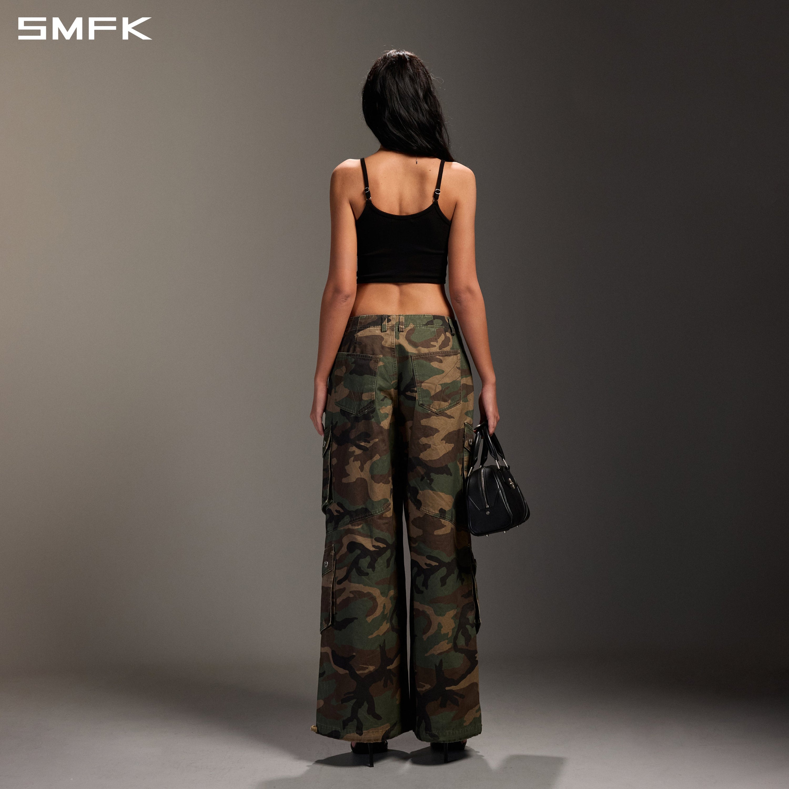 MIRAGE VANISH LOOSE CARGO /GARMENT DYE GREEN CAMOUFLAGE