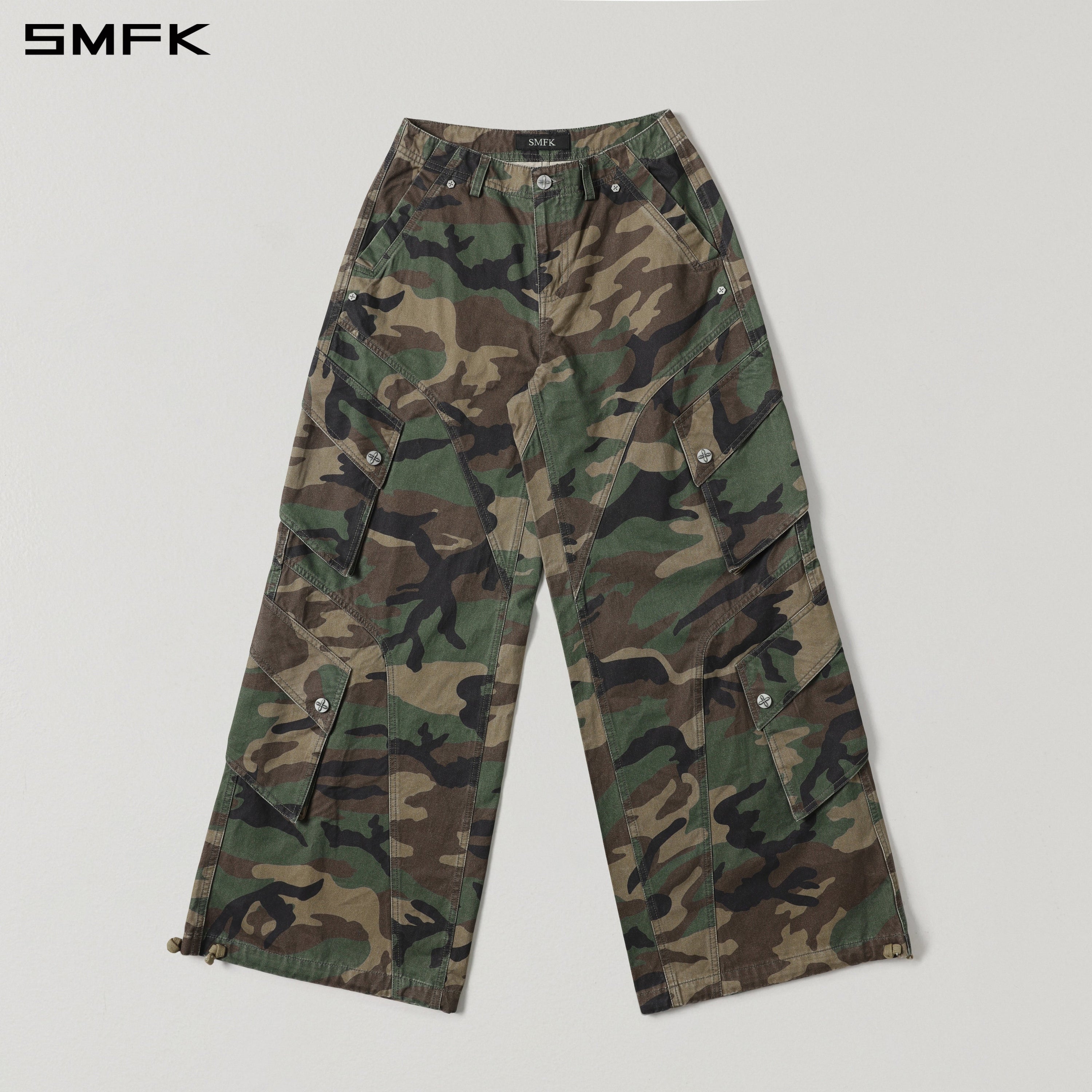 MIRAGE VANISH LOOSE CARGO /GARMENT DYE GREEN CAMOUFLAGE