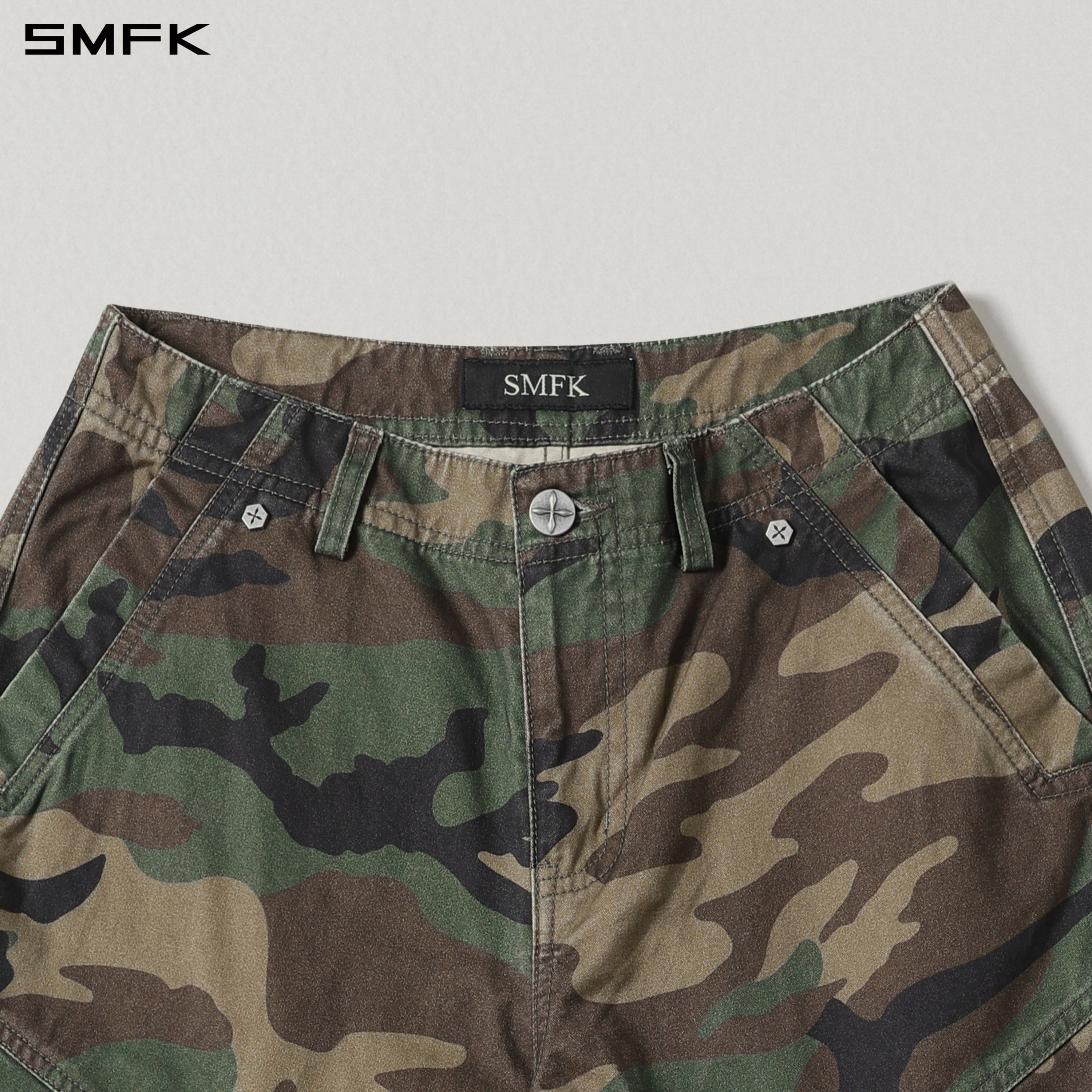 MIRAGE VANISH LOOSE CARGO /GARMENT DYE GREEN CAMOUFLAGE