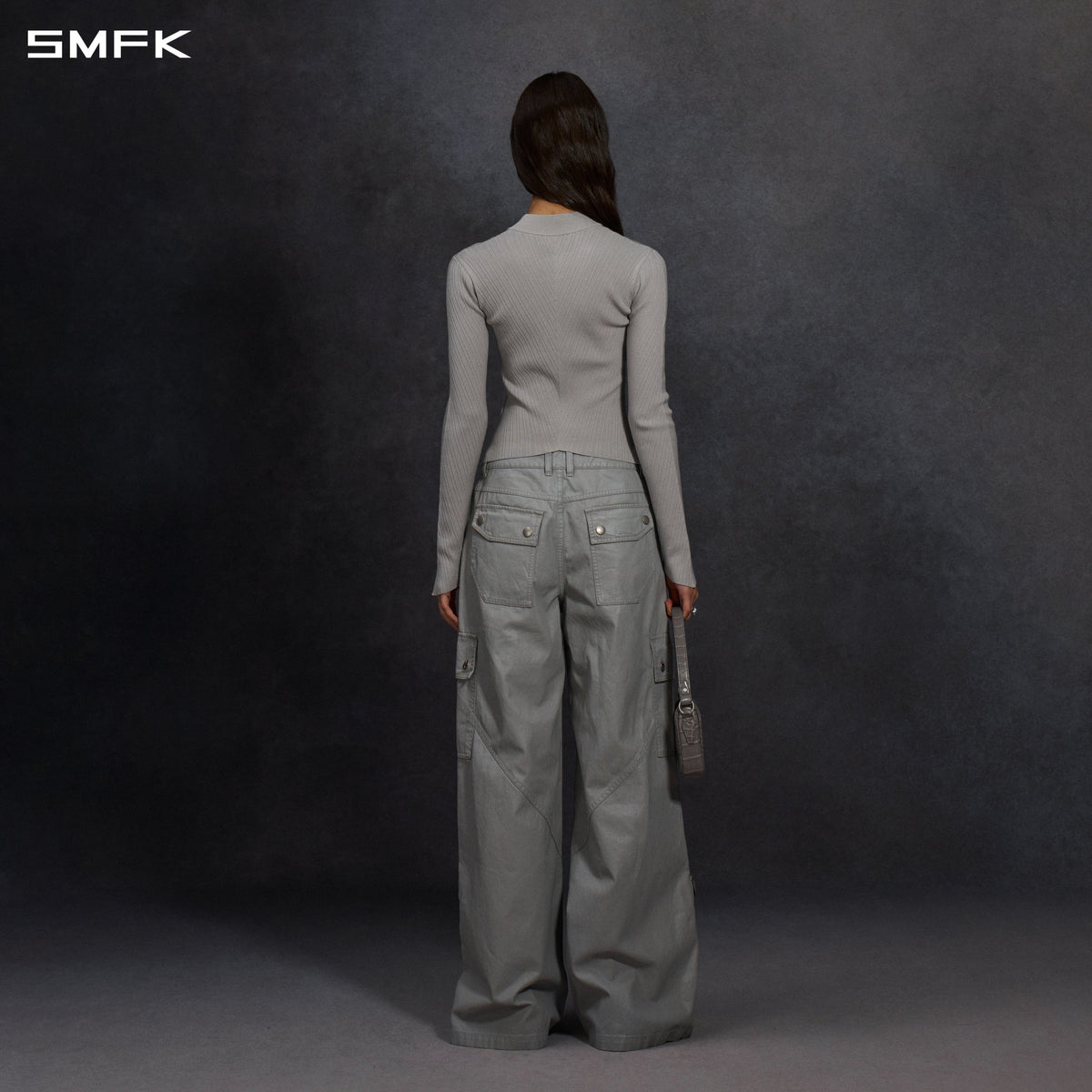 MIRAGE SIREN COLD DYE CARGO PANTS/COLD DYE+WAX/W MIST GREY