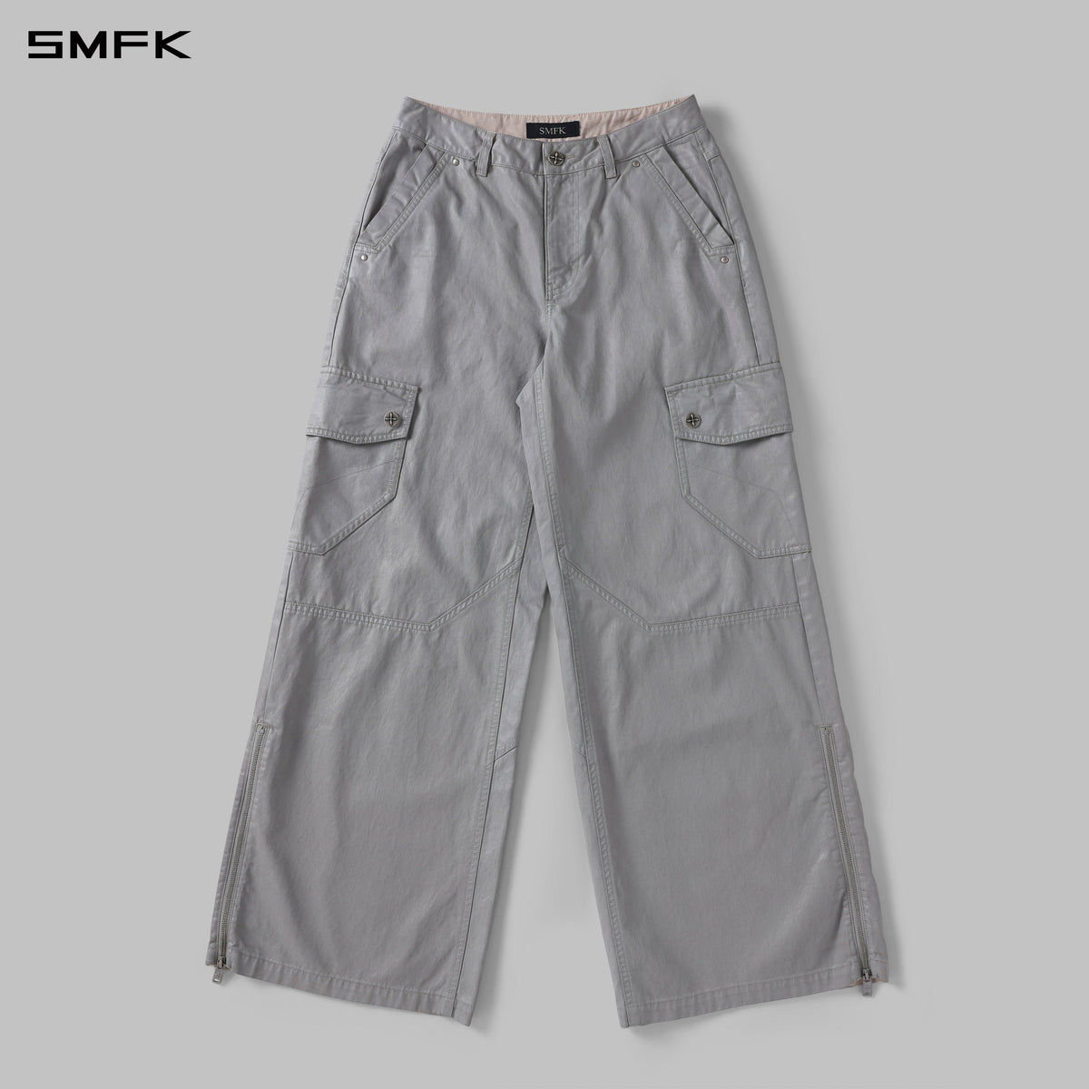 MIRAGE SIREN COLD DYE CARGO PANTS/COLD DYE+WAX/W MIST GREY