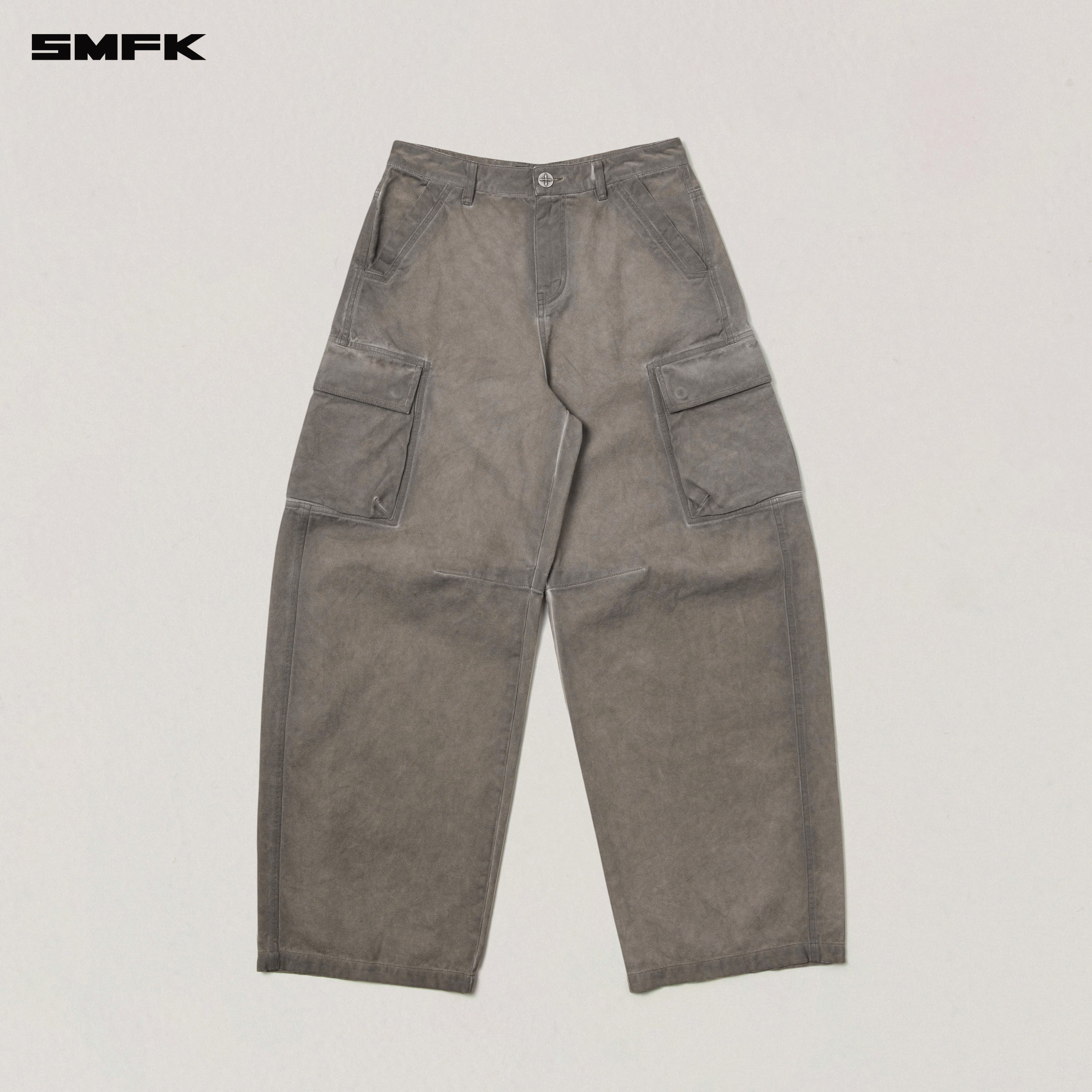VINTAGE-STORM ONE CUT ARC CARGO PANTS/FADE DYE WILD BROWN