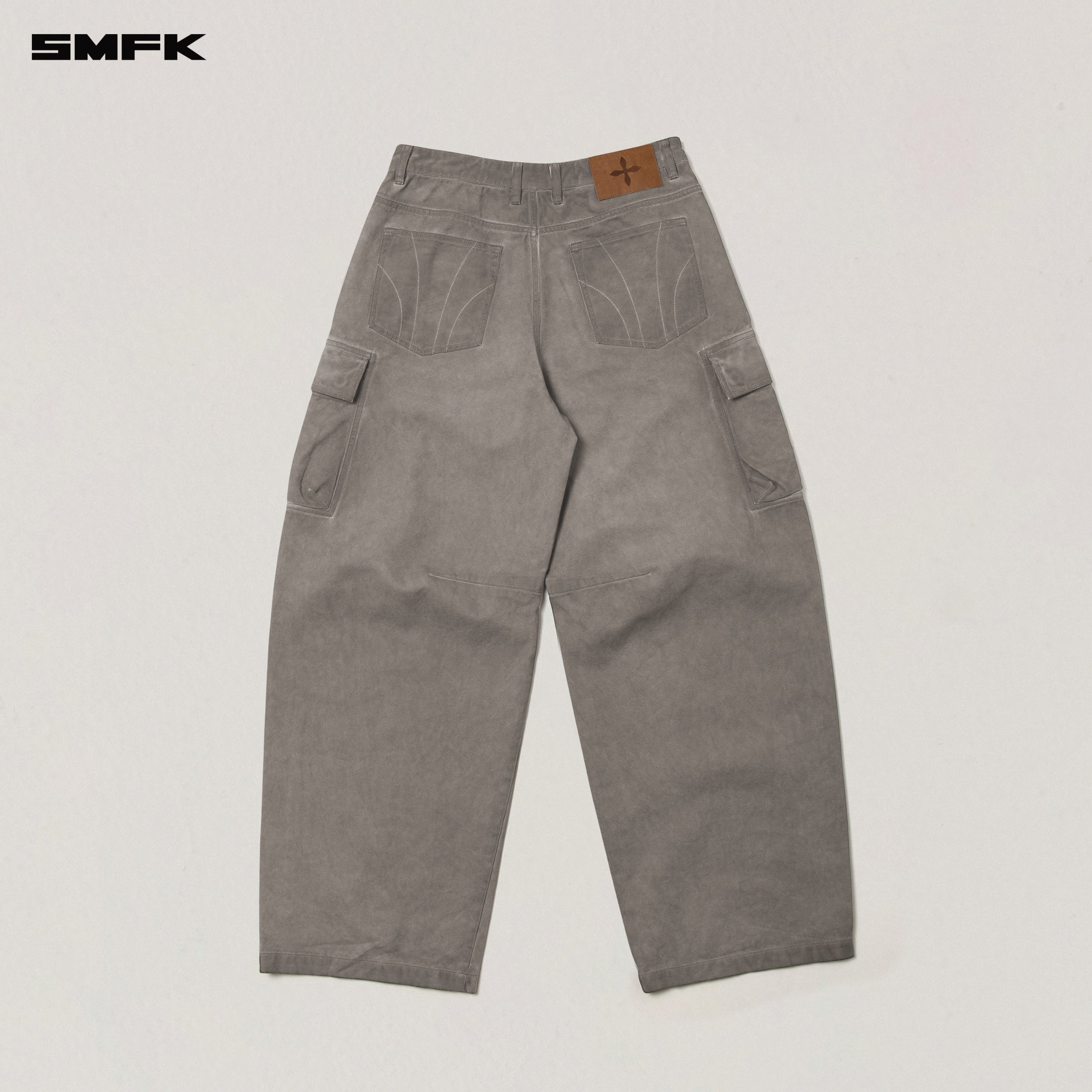 VINTAGE-STORM ONE CUT ARC CARGO PANTS/FADE DYE WILD BROWN