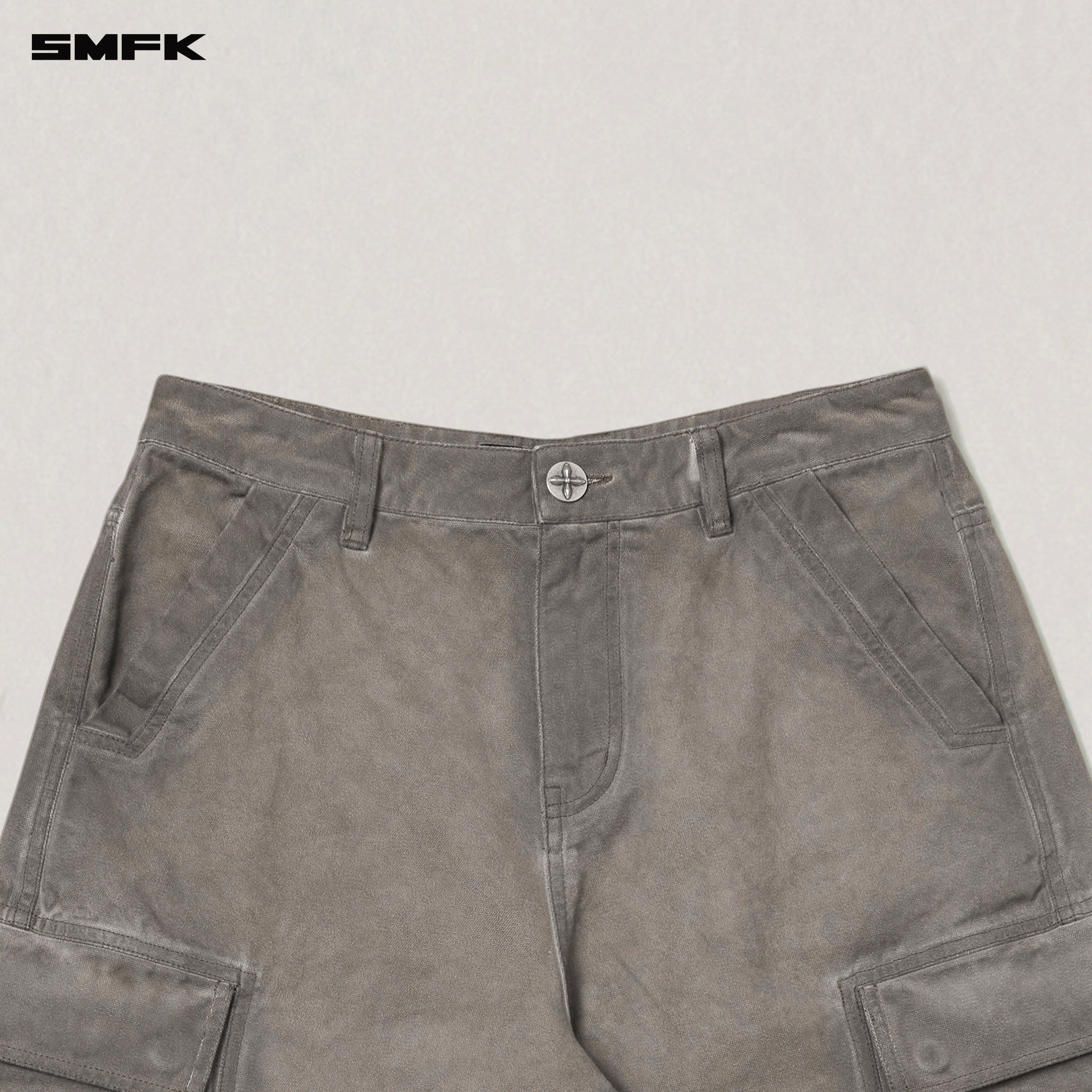 VINTAGE-STORM ONE CUT ARC CARGO PANTS/FADE DYE WILD BROWN