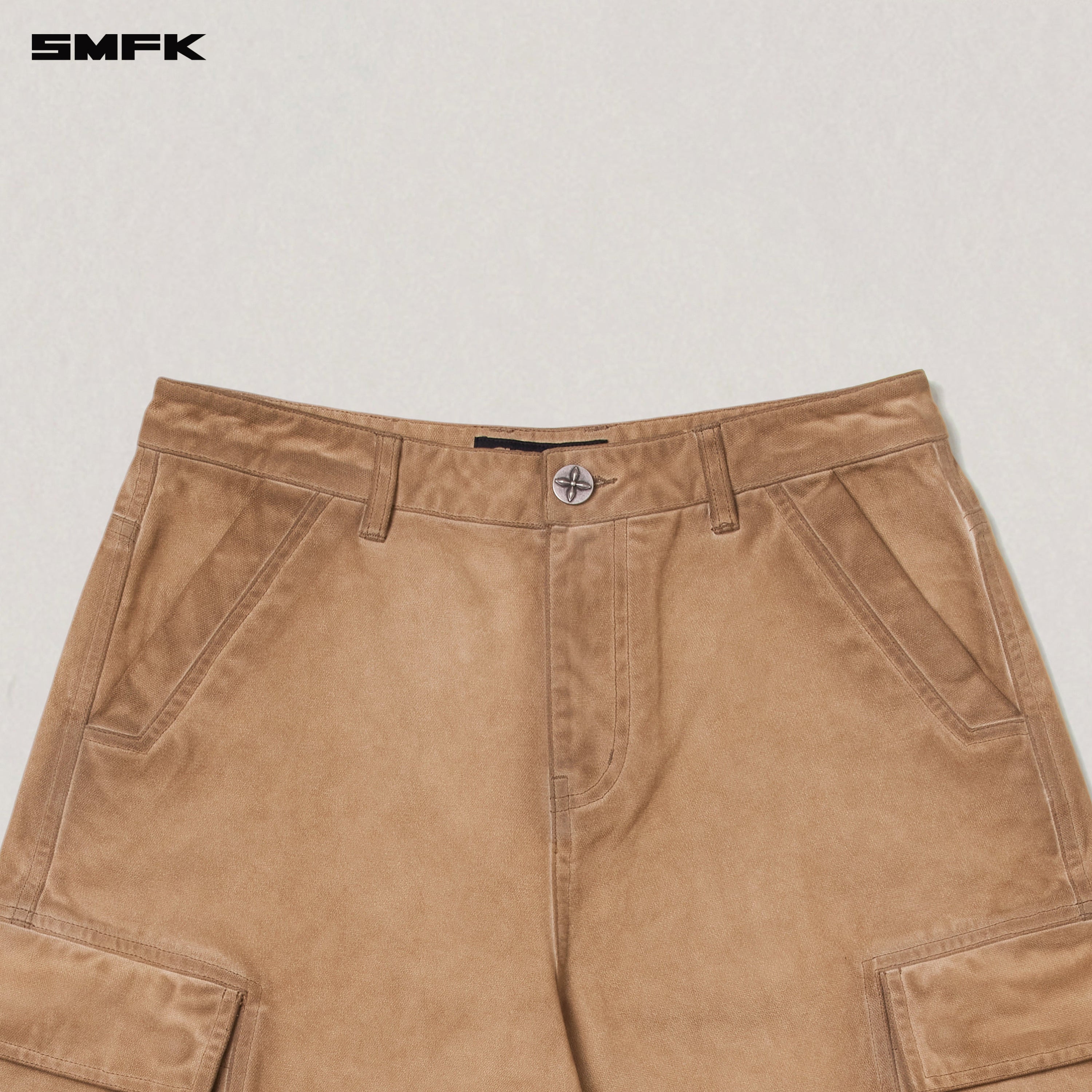 VINTAGE-STORM ONE CUT ARC CARGO PANTS/FADE DYE FADING DESERT