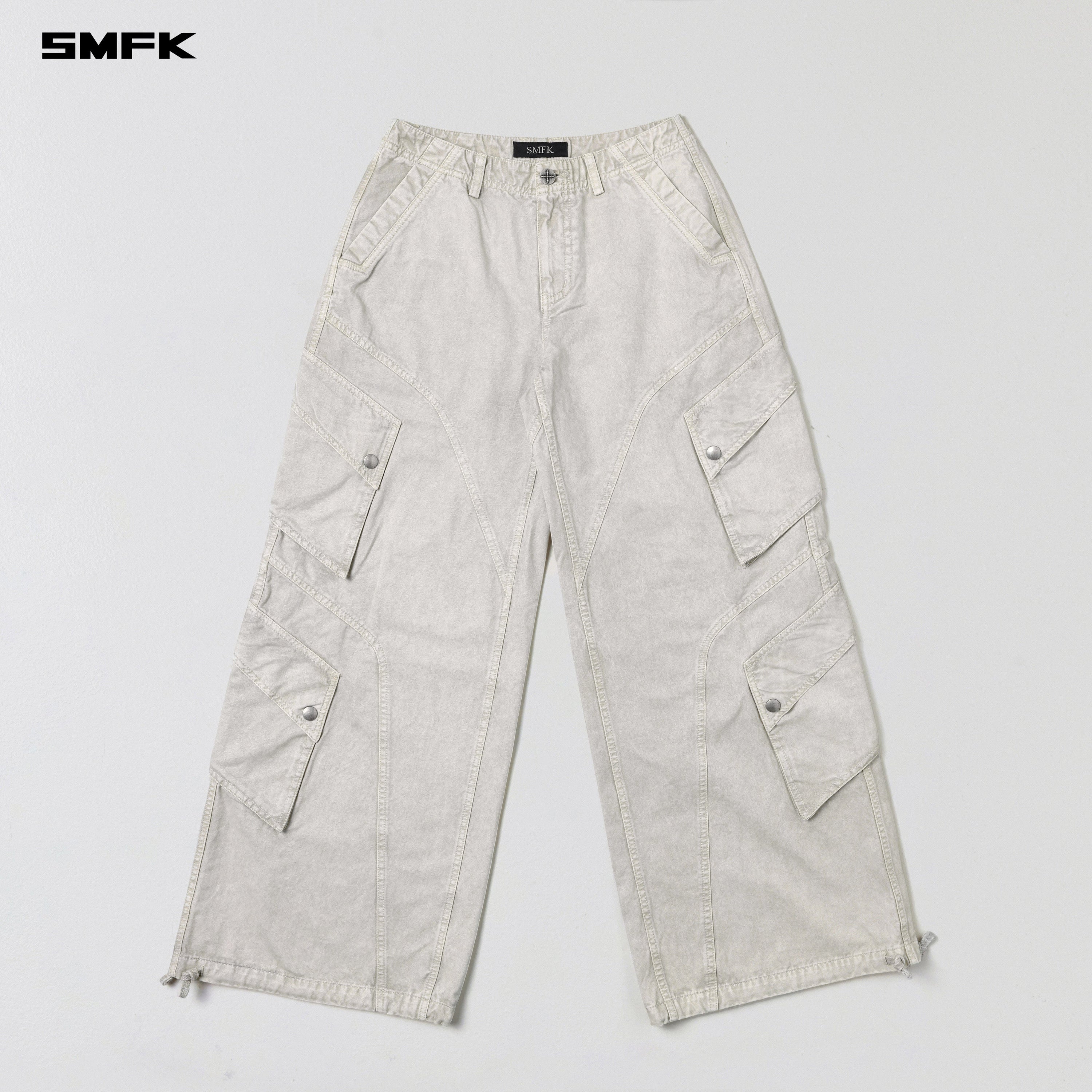 MIRAGE VANISH LOOSE CARGO /GARMENT DYE VANISH WHITE