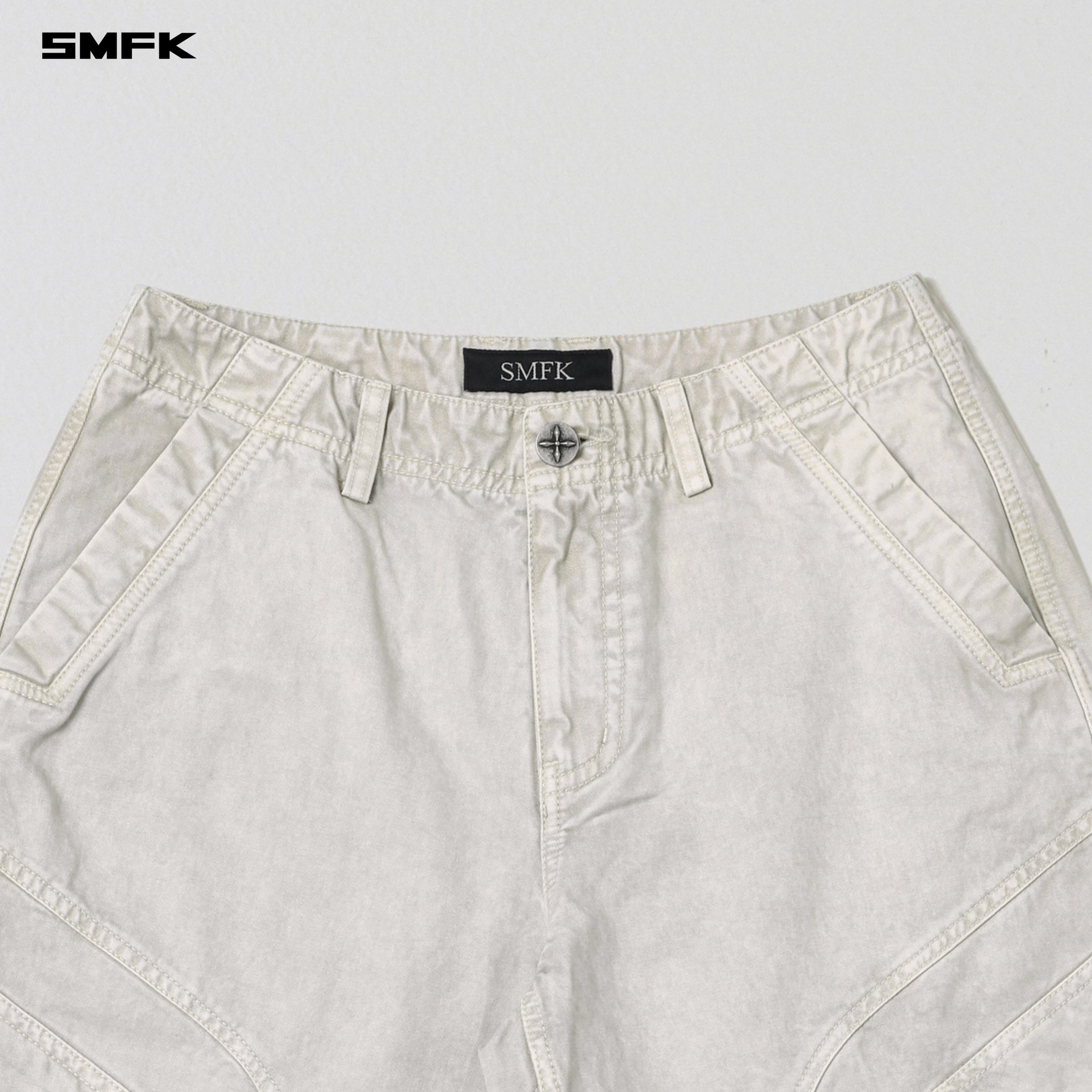 MIRAGE VANISH LOOSE CARGO /GARMENT DYE VANISH WHITE