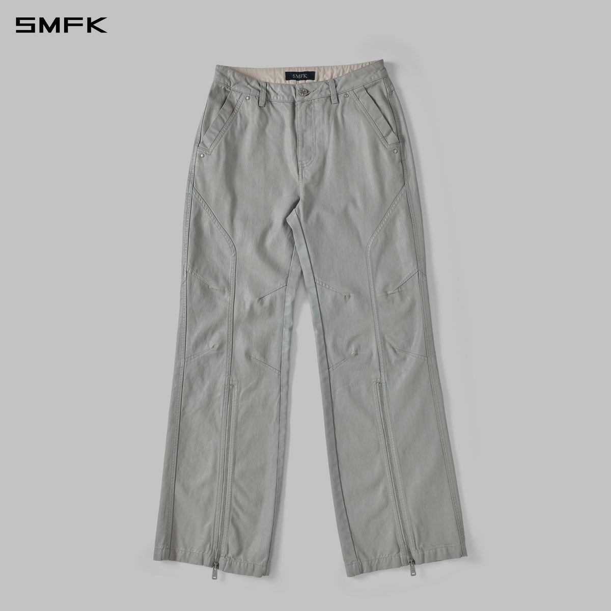 MIRAGE SIREN COLD DYE SLIM CARGO PANTS/COLD DYE+WAX/W MIST GREY