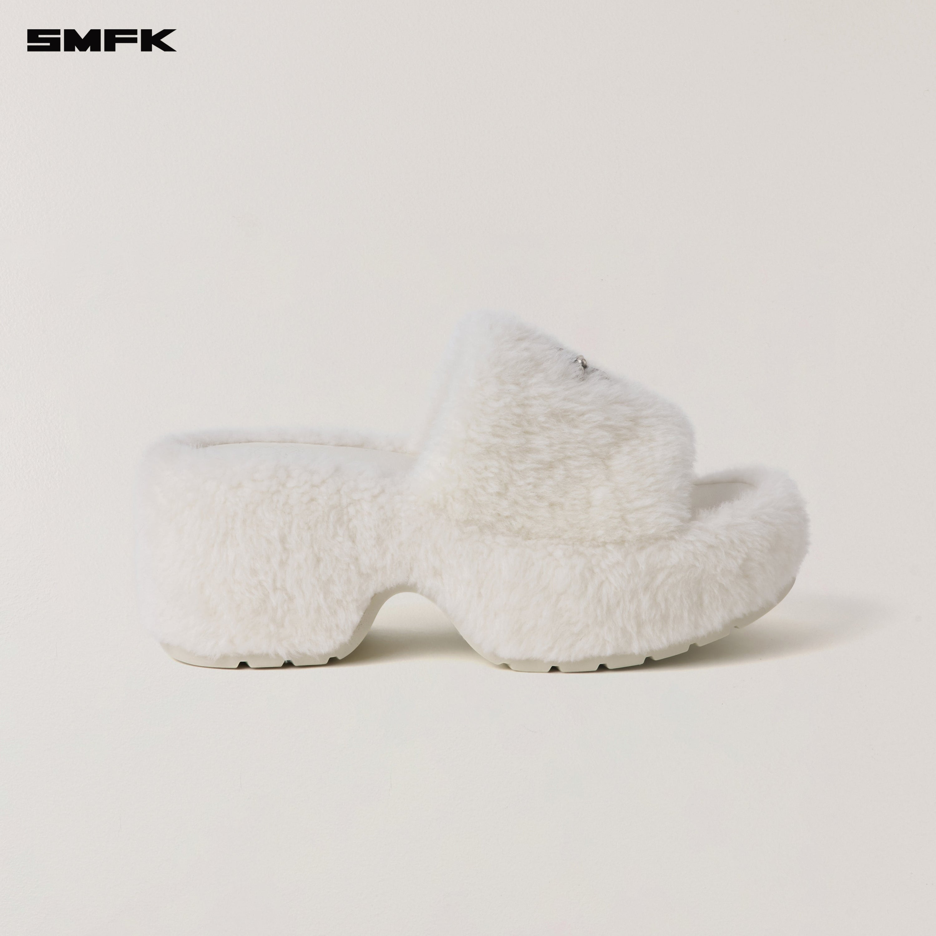 COMPASS MODE WOOL SHEARLING UNITY  SLIPPER/HIGH SNOW MOUNTAIN WHITE