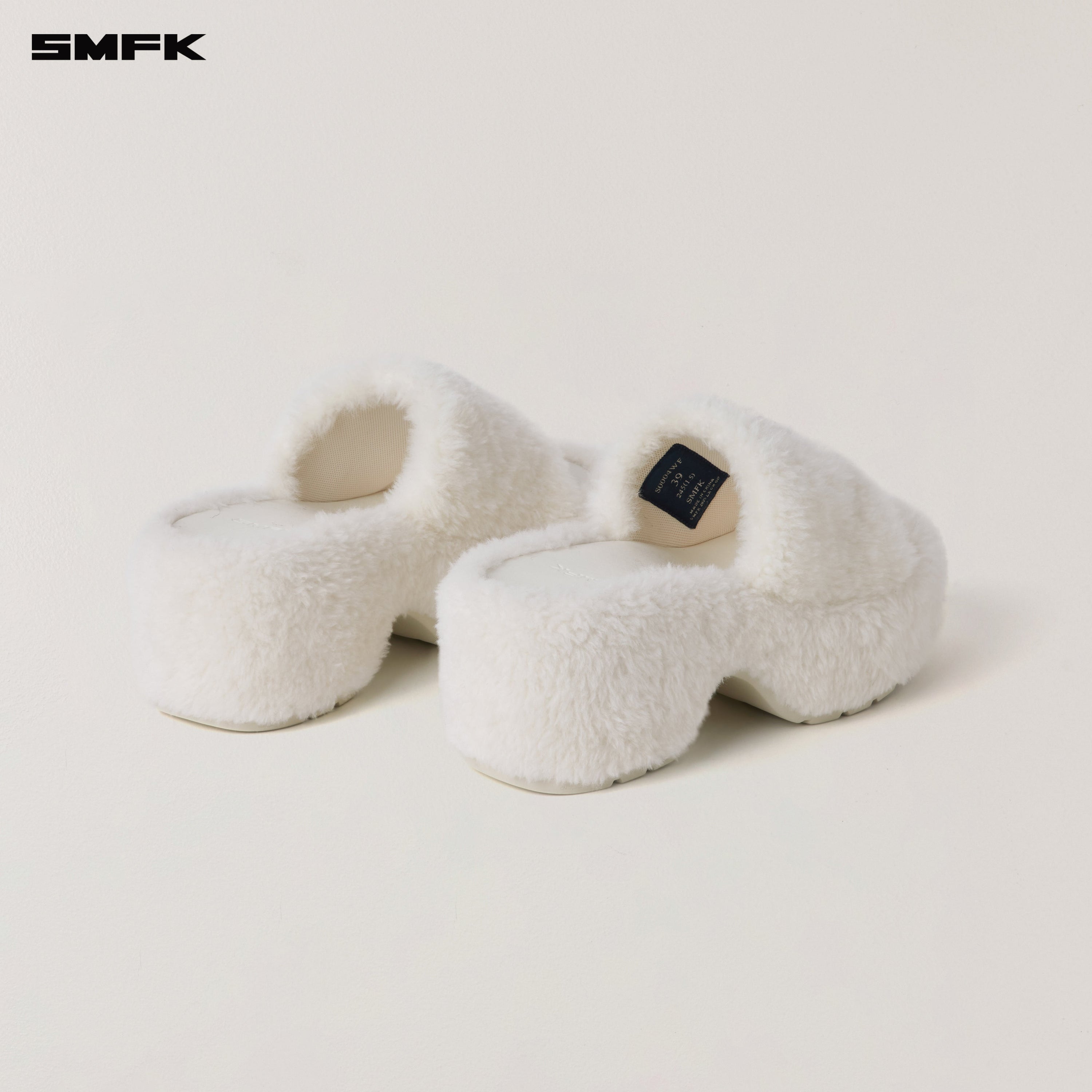 COMPASS MODE WOOL SHEARLING UNITY  SLIPPER/HIGH SNOW MOUNTAIN WHITE