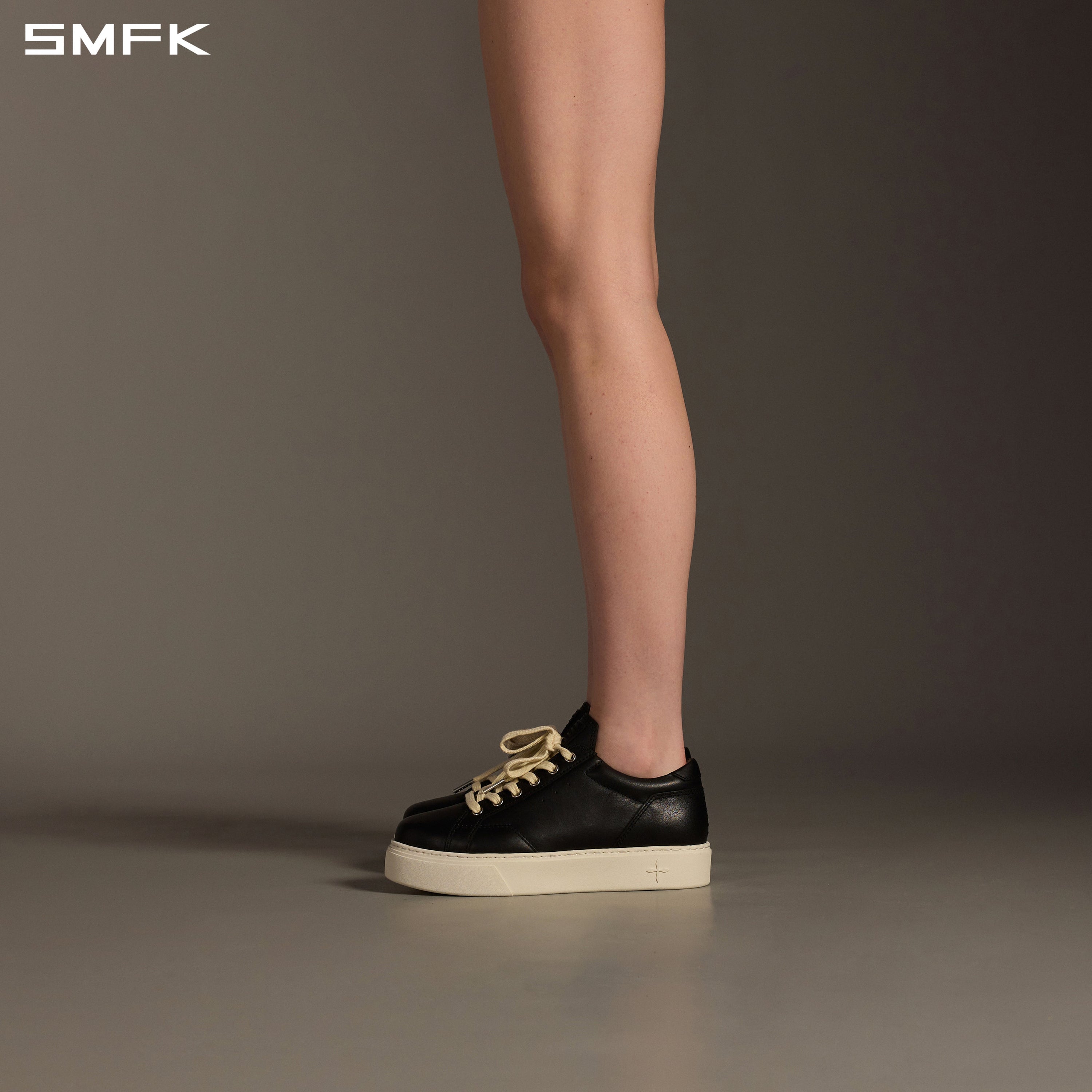CORE-F CLASSIC LEATHER SPORTS SHOES/FLAT WILD BLACK