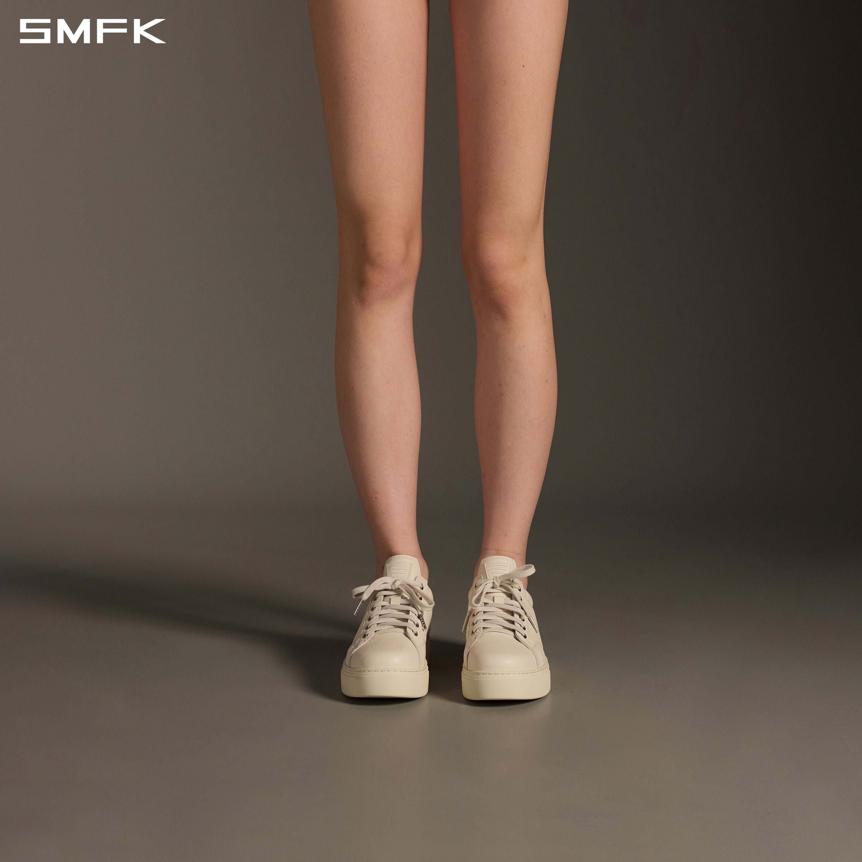 CORE-F CLASSIC LEATHER SPORTS SHOES/FLAT CLOUD WHITE