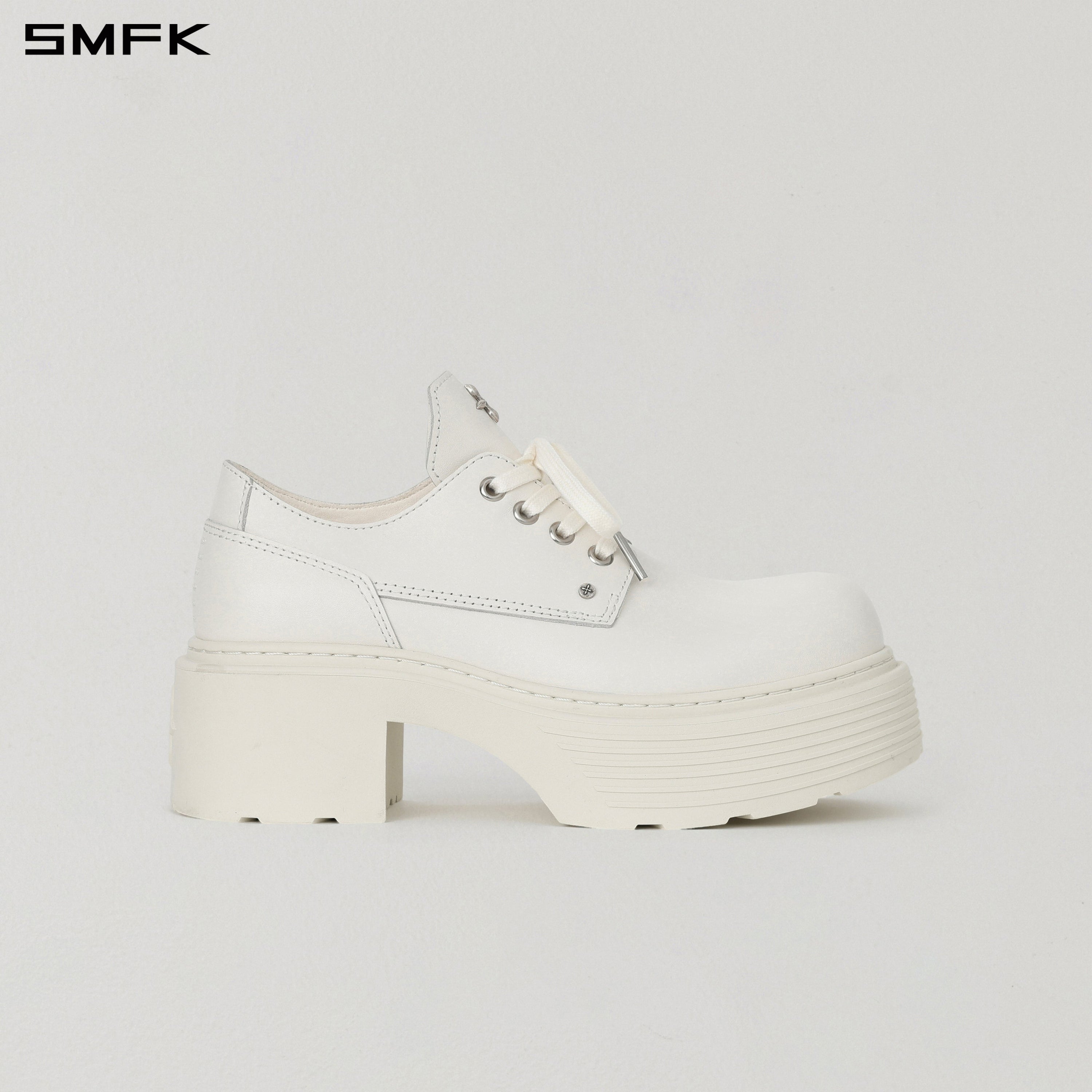 CORE LEATHER DERBY/THICK SNOW WHITE