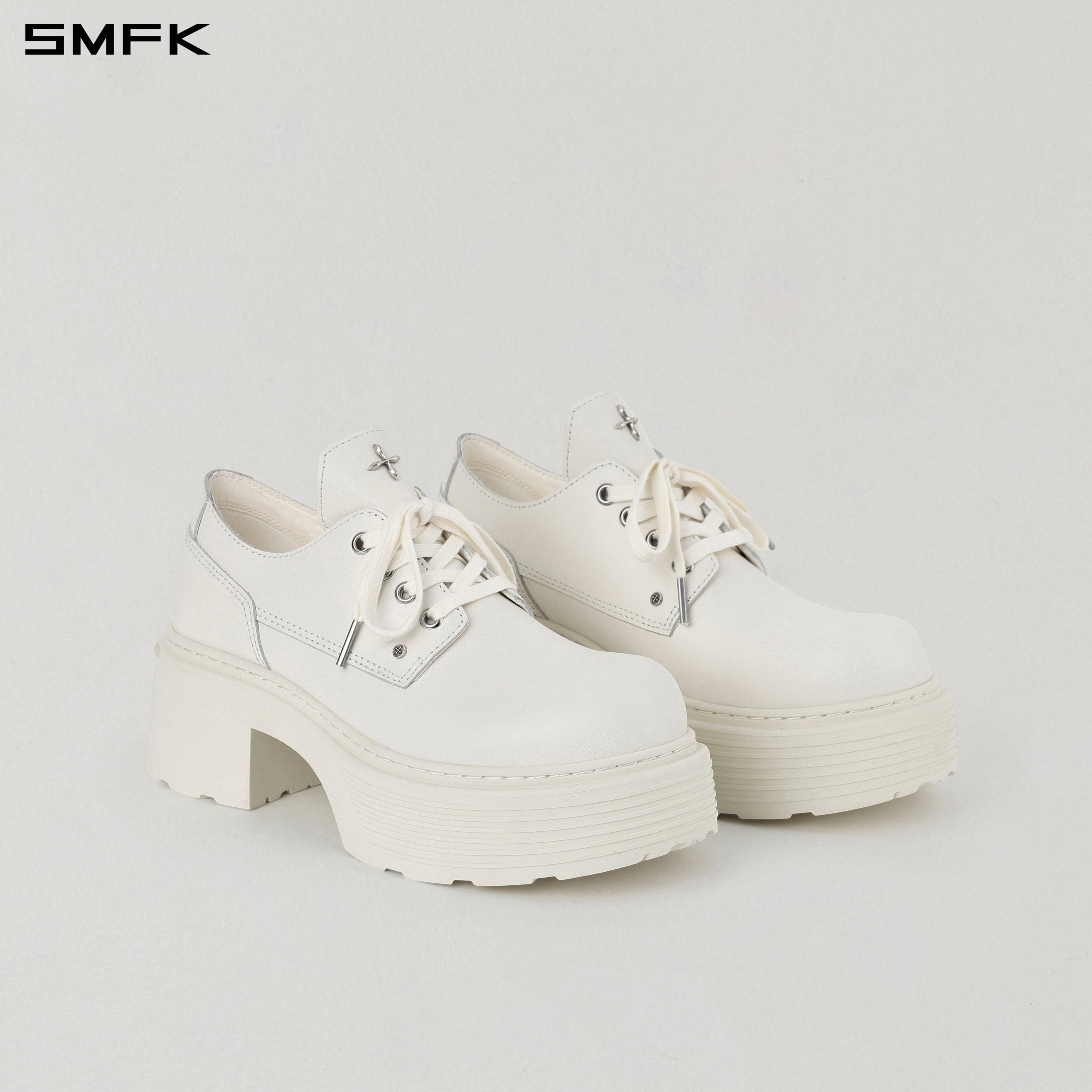 CORE LEATHER DERBY/THICK SNOW WHITE