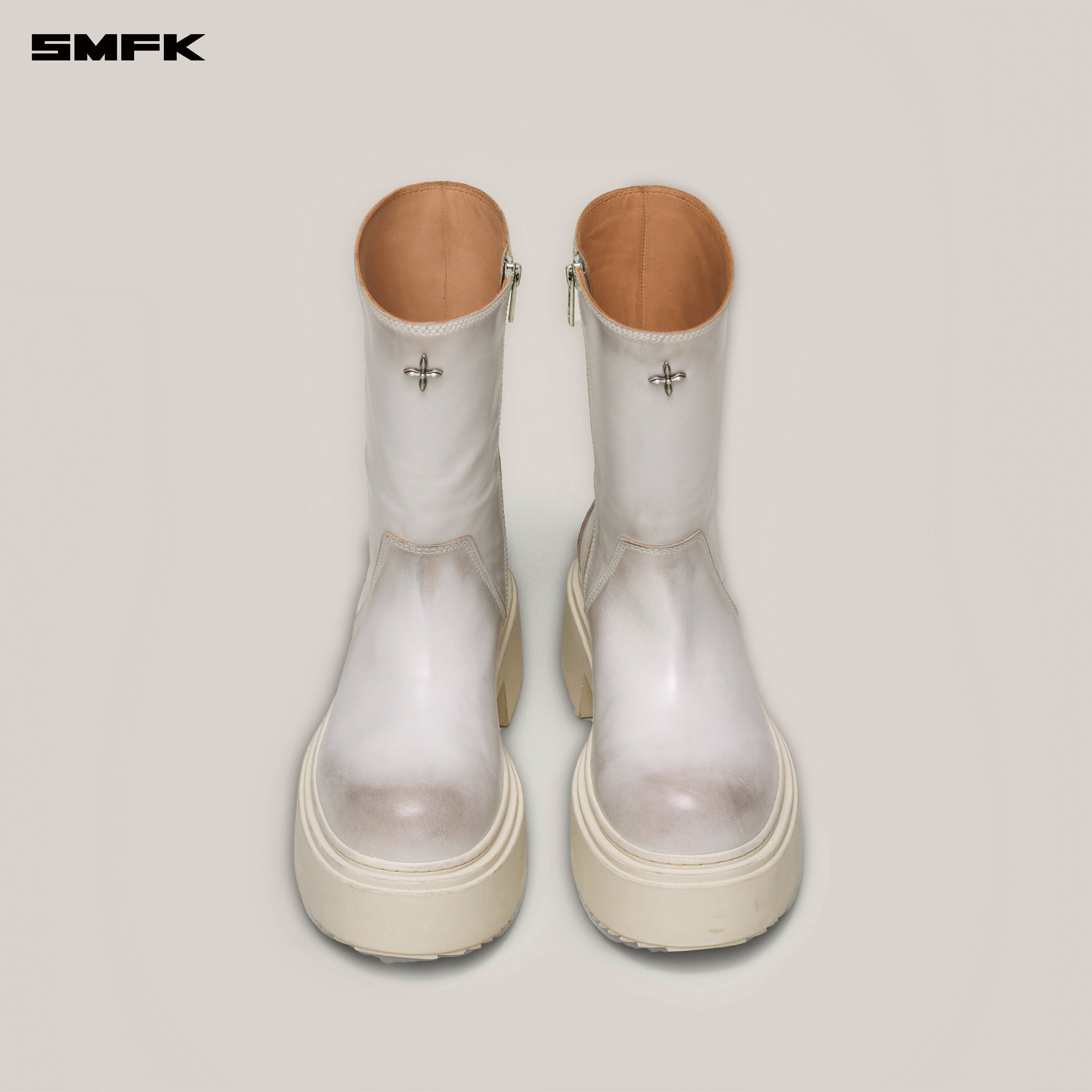 COMPASS MODE LEATHER RIDING BOOTS SNOW MOUNTAIN