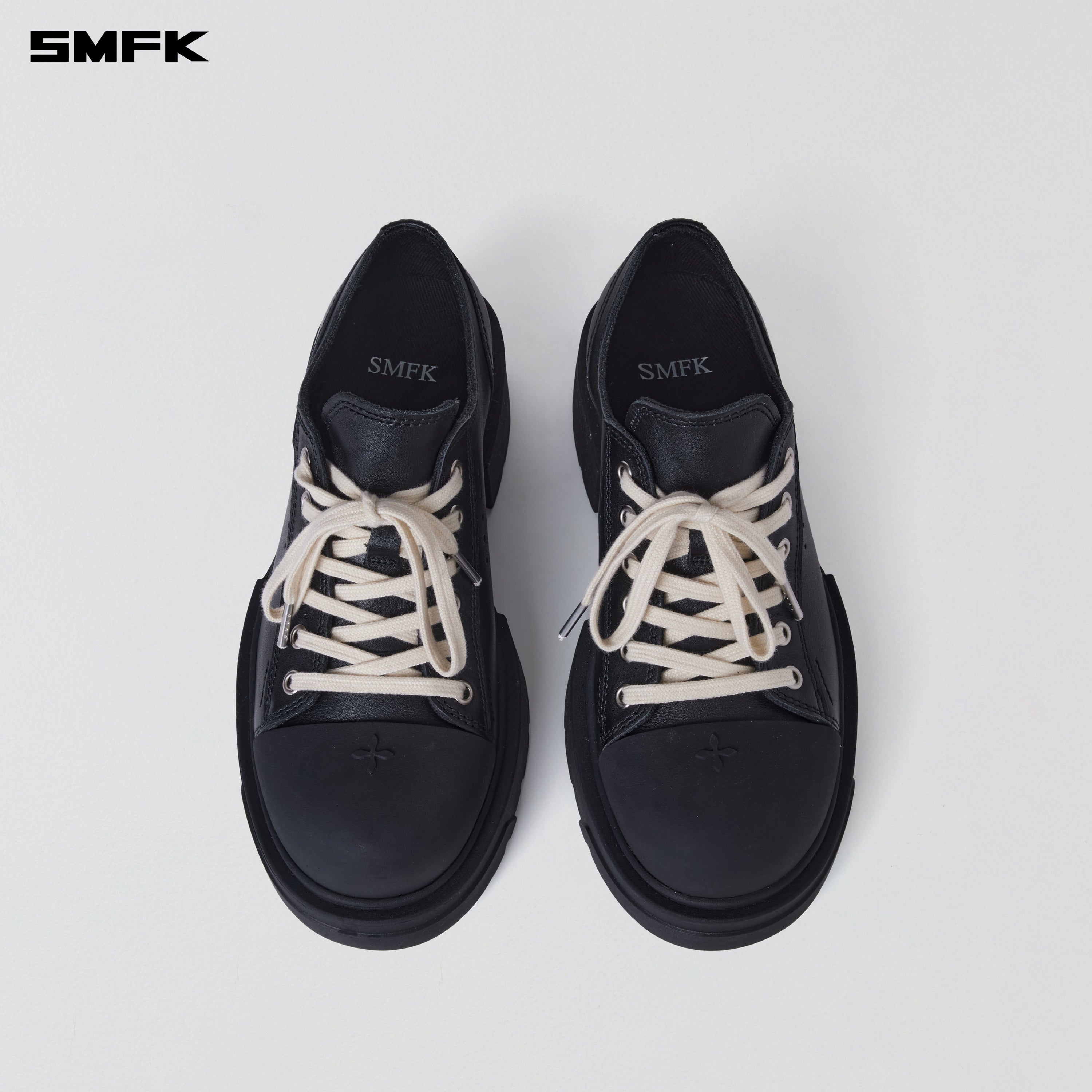 COMPASS MODE MIX THICK SNEAKER/LEATHER WILD BLACK