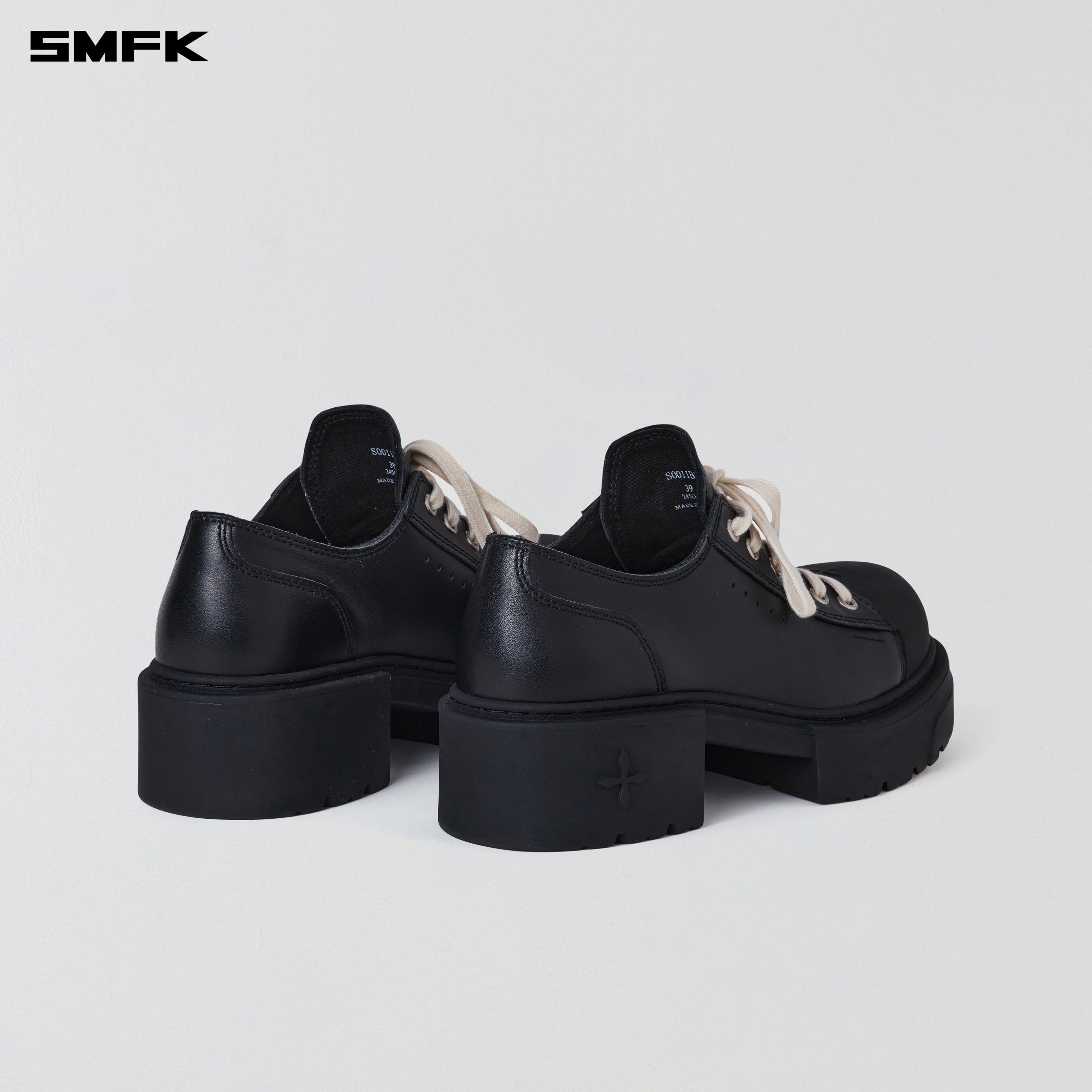 COMPASS MODE MIX THICK SNEAKER/LEATHER WILD BLACK