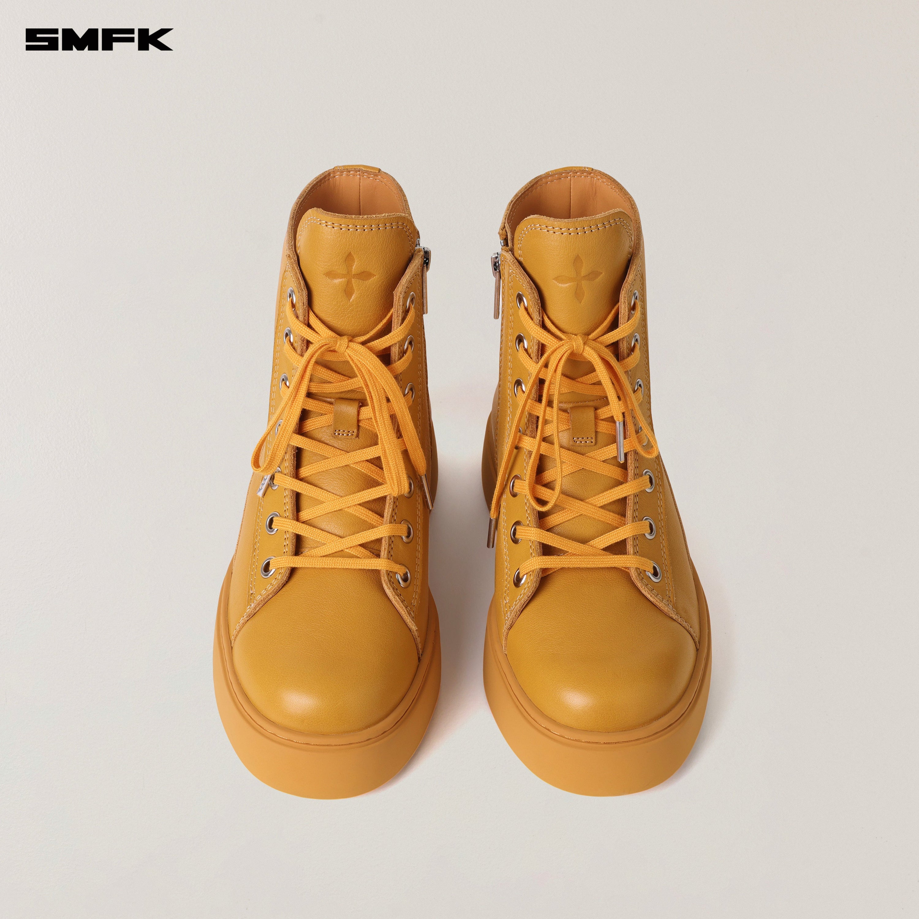 COMPASS ORIGIN LEATHER SNEAKER GINGER