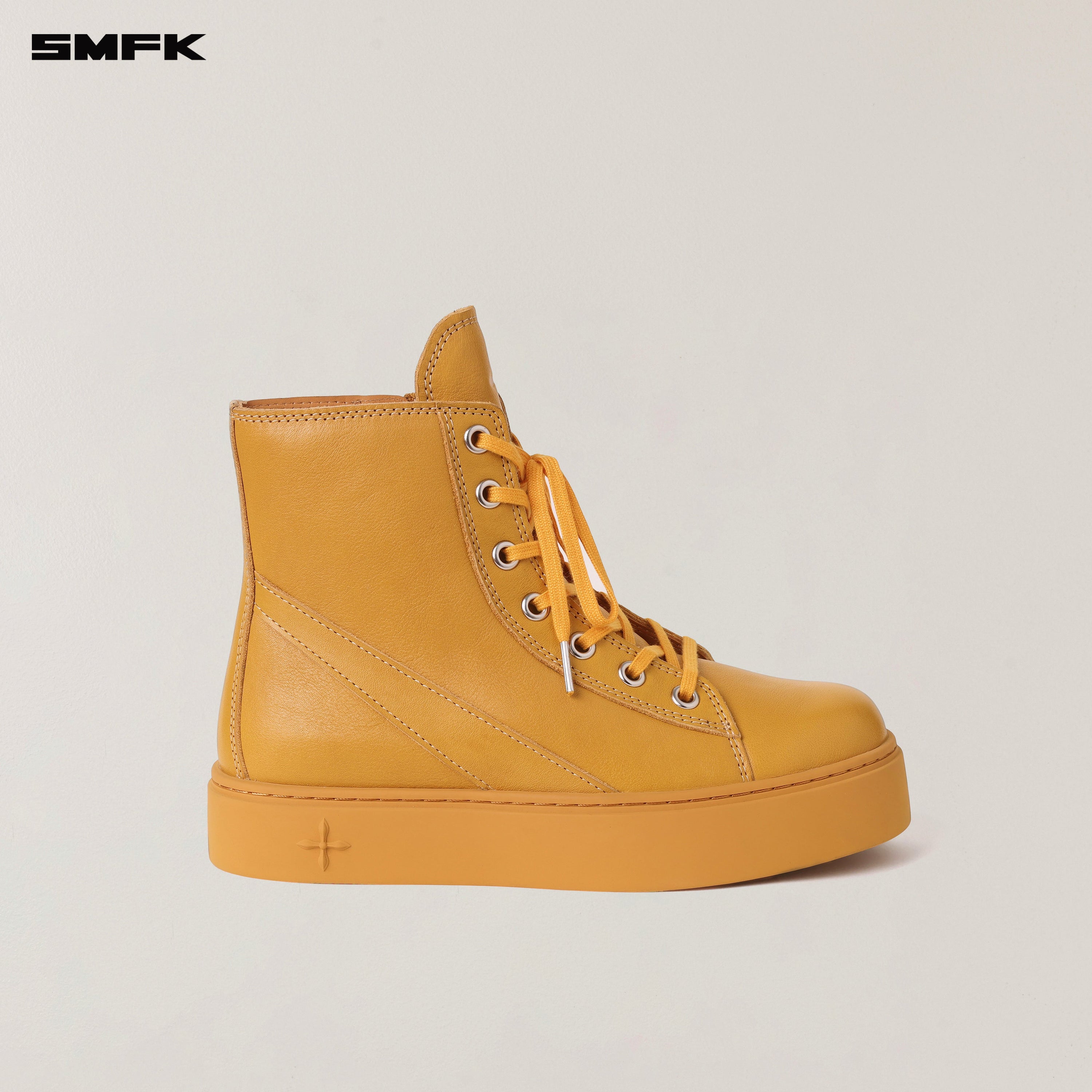 COMPASS ORIGIN LEATHER SNEAKER GINGER