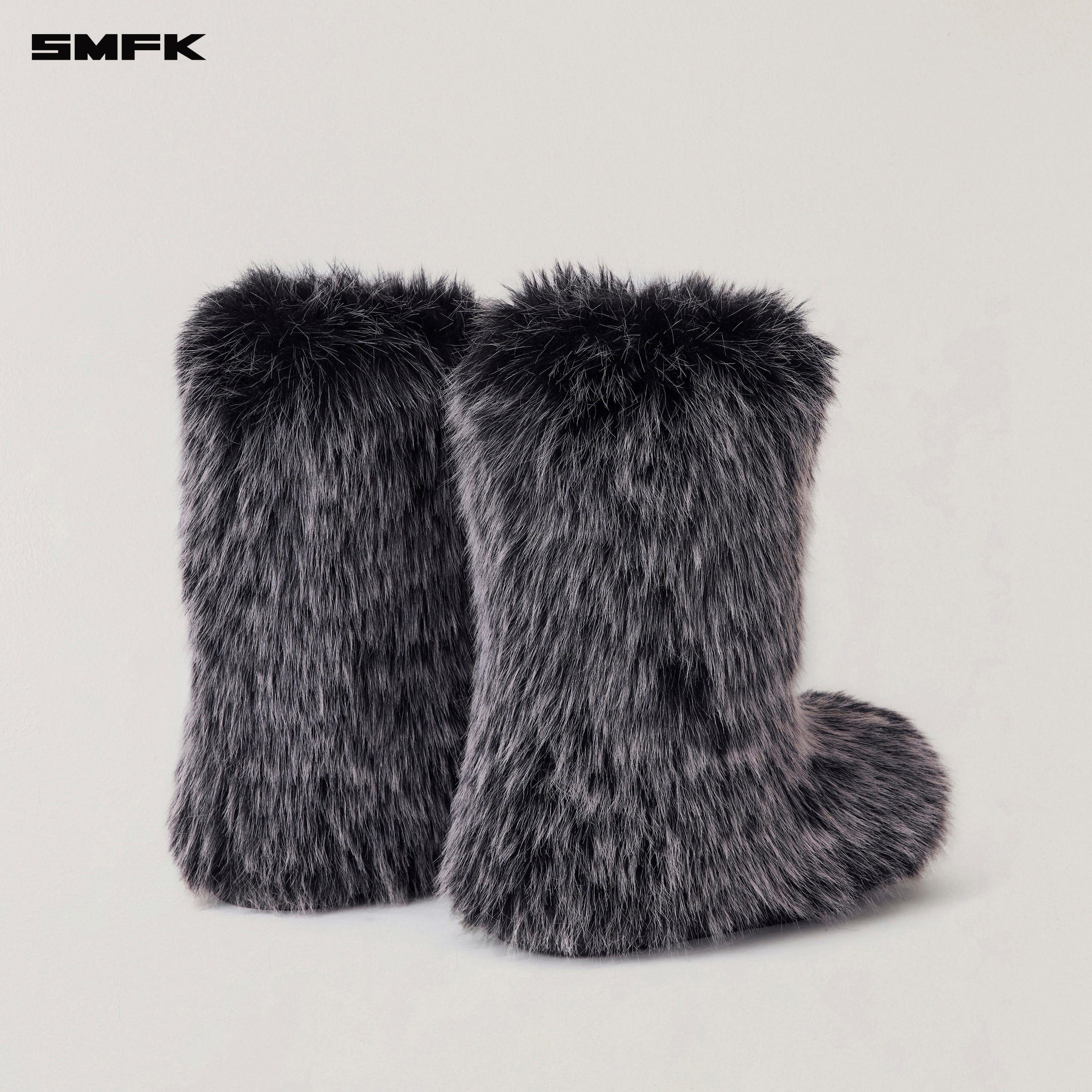 COMPASS MODE WASTELAND SHEARLING HUNTING BOOTS/MIDDLE SILVER FOX