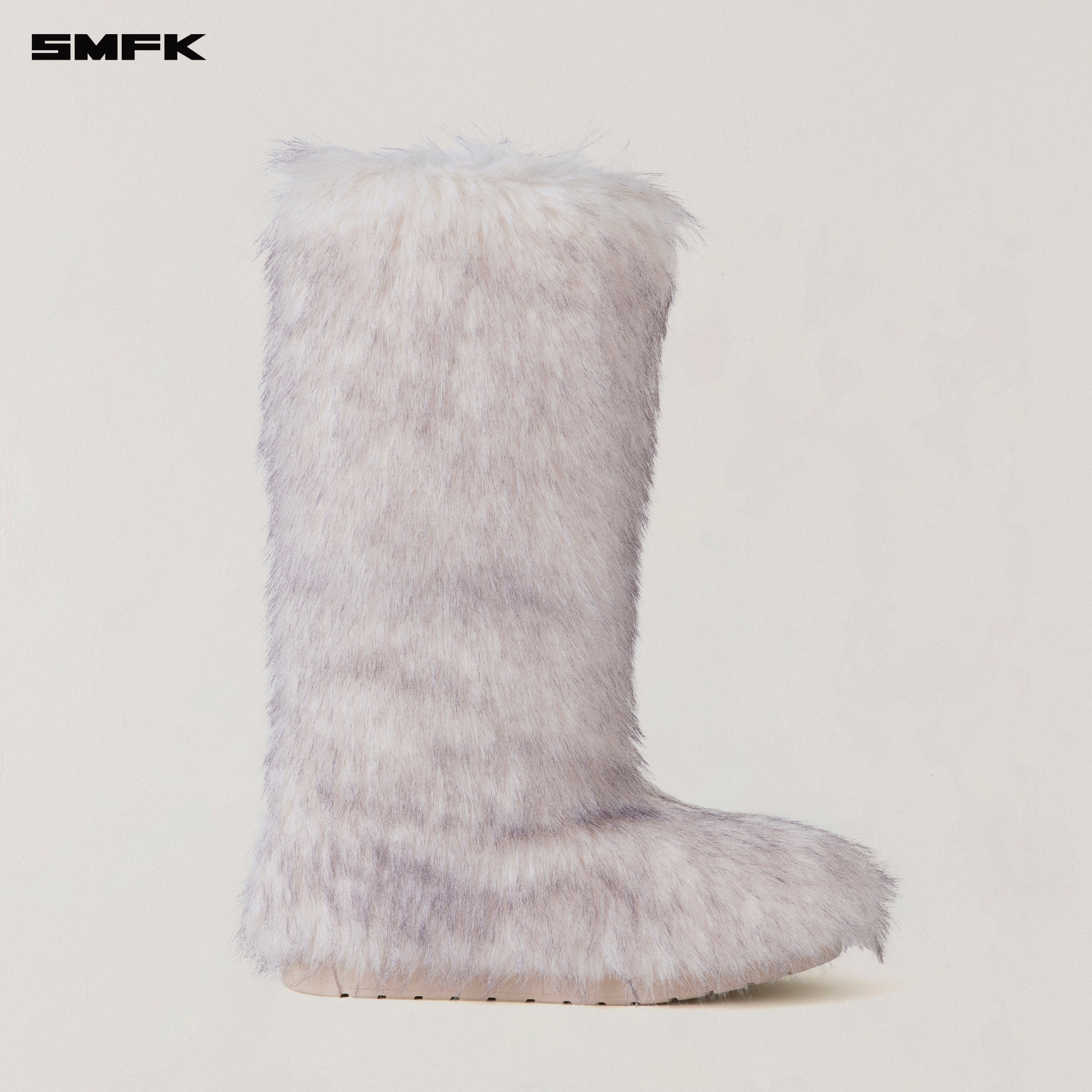 COMPASS MODE WASTELAND SHEARLING HUNTING BOOTS ARCTIC FOX WHITE