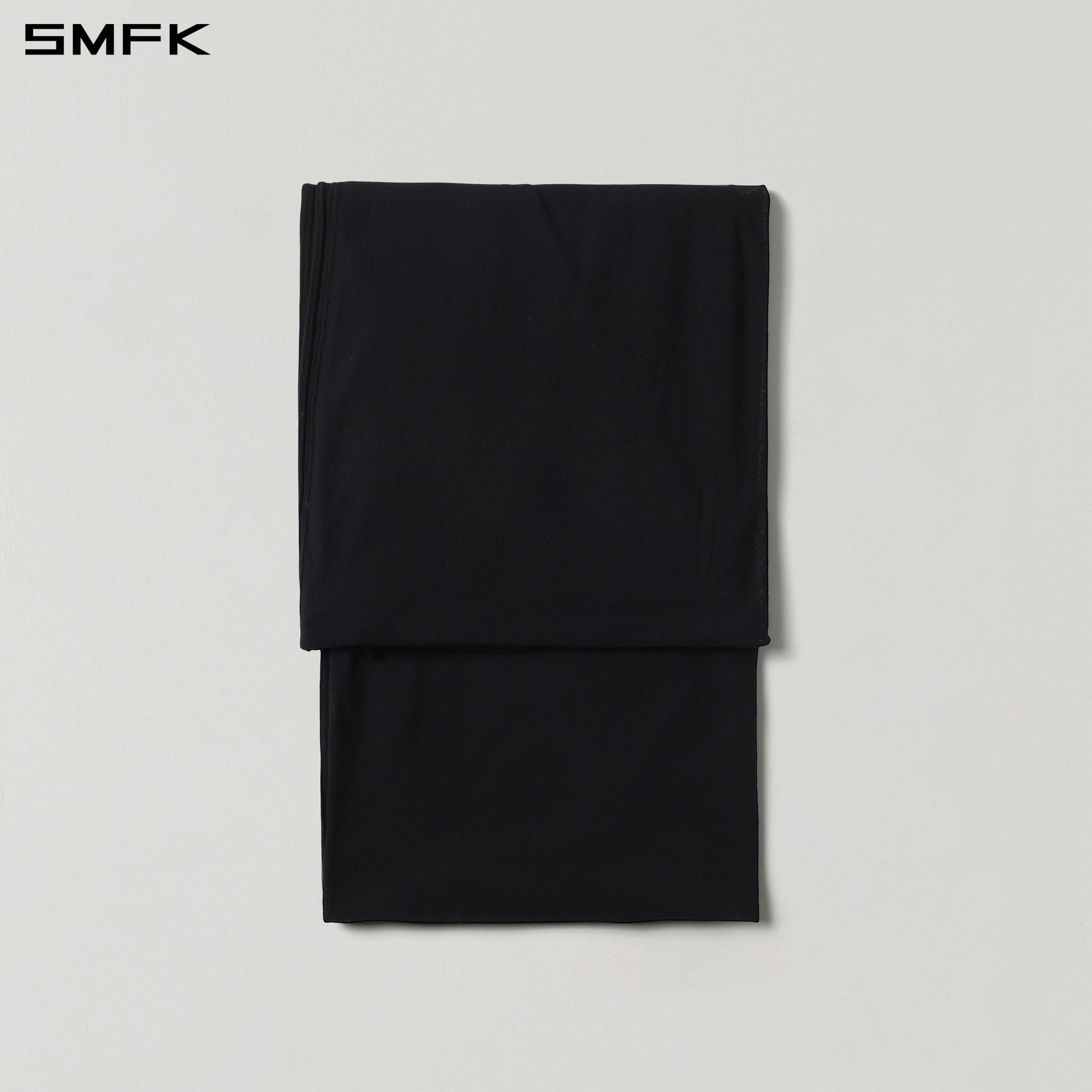 MYTH AEOLUS SCARF/ACETATE+COTTON WILD BLACK