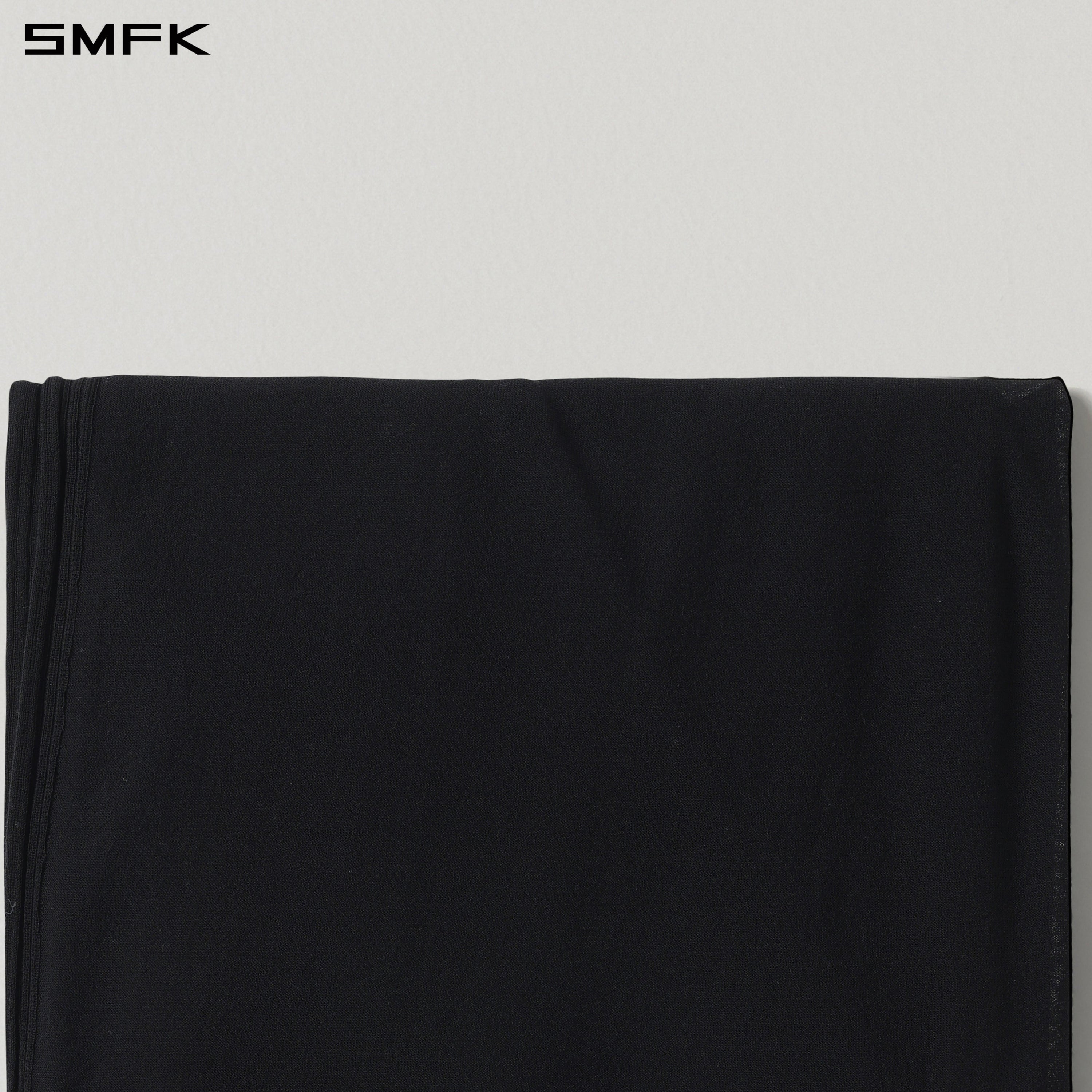 MYTH AEOLUS SCARF/ACETATE+COTTON WILD BLACK