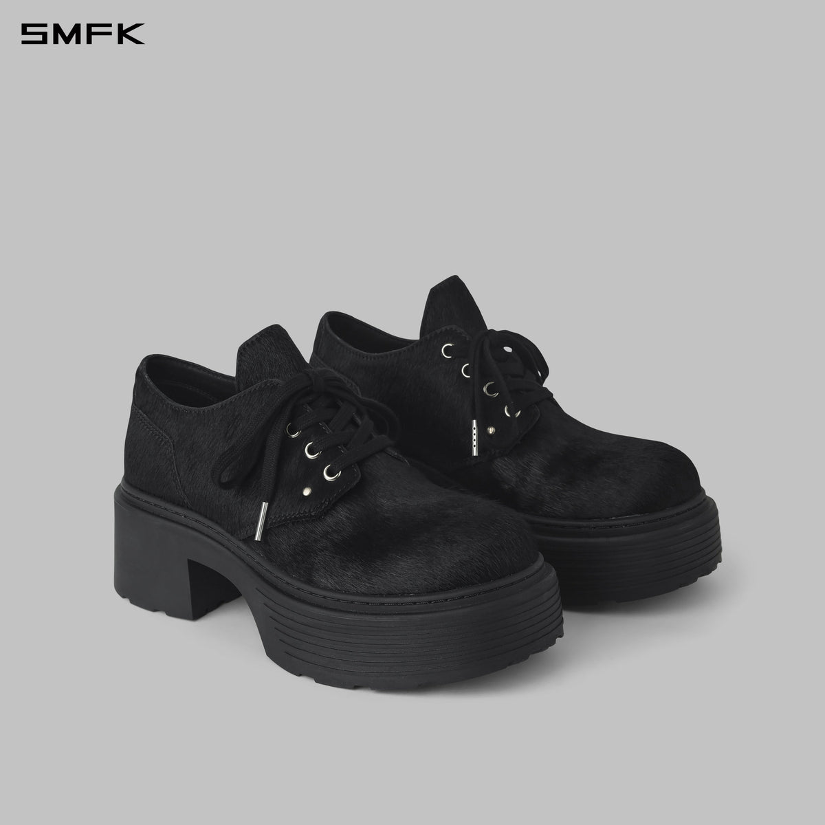 CORE LEATHER DERBY/THICK/W WILD BLACK