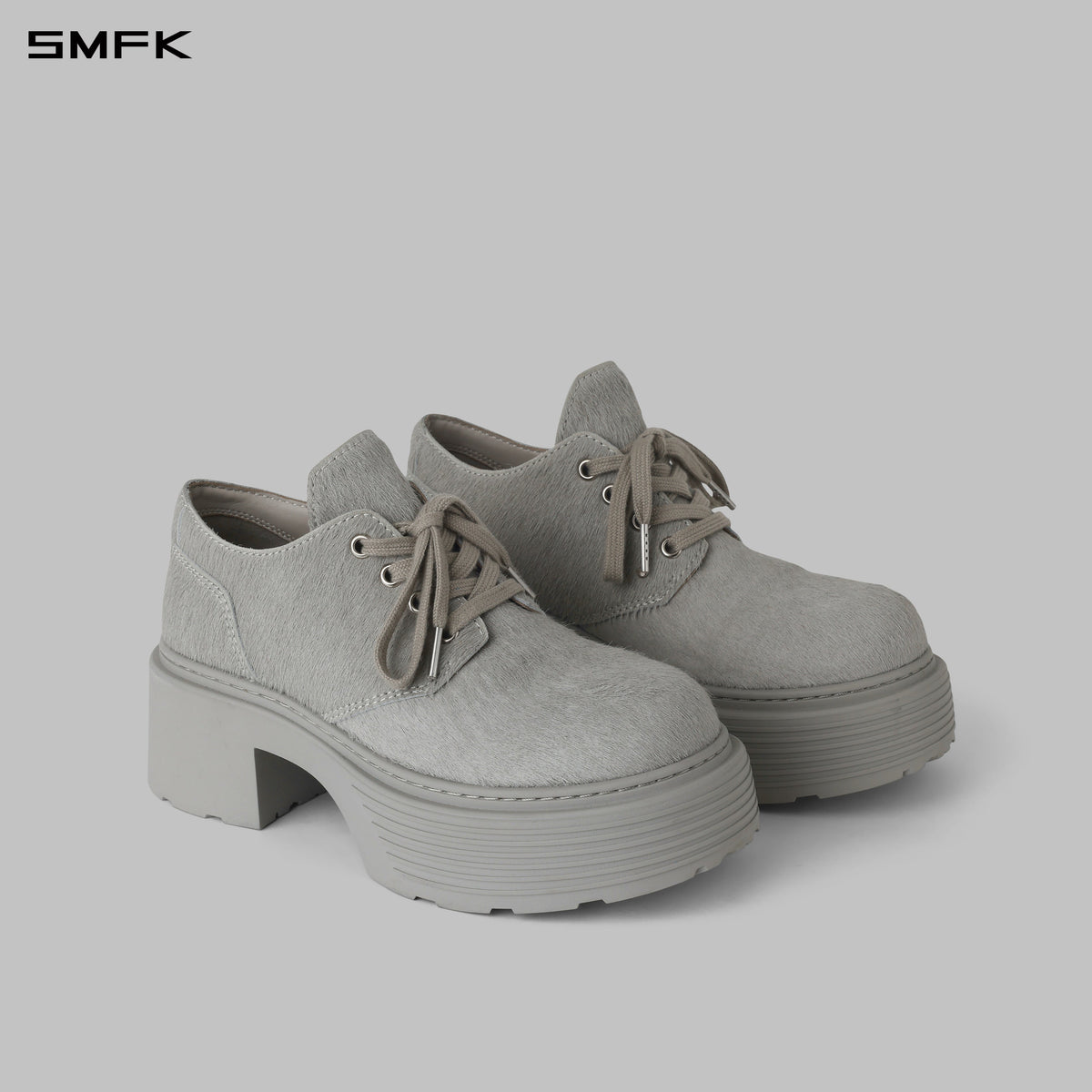 CORE LEATHER DERBY/THICK/W GLACIER GREY