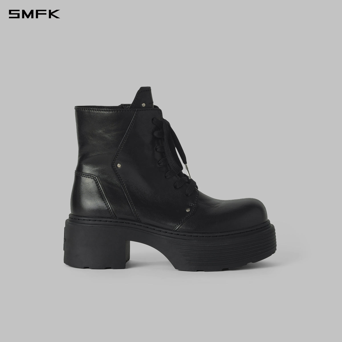 CORE LEATHER MOTORCYCLE BOOTS/THICK/W WILD BLACK